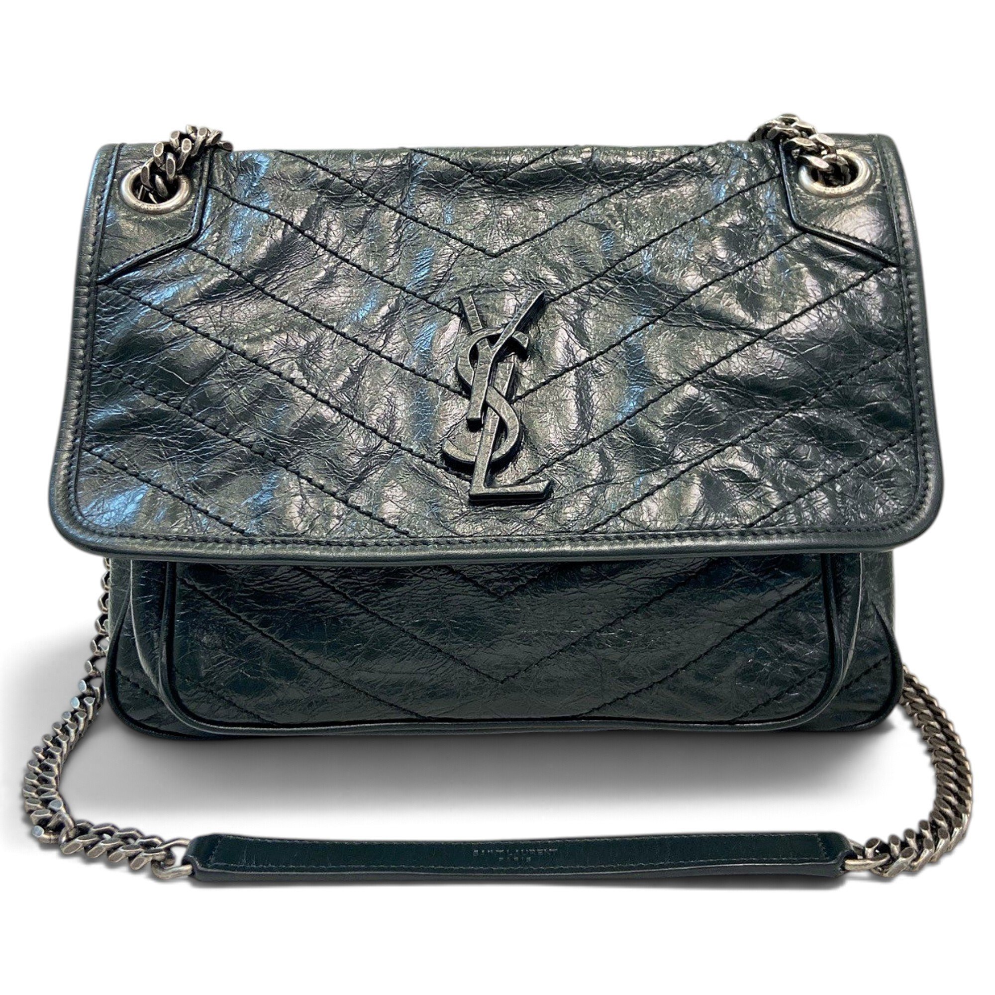 Niki leather crossbody bag