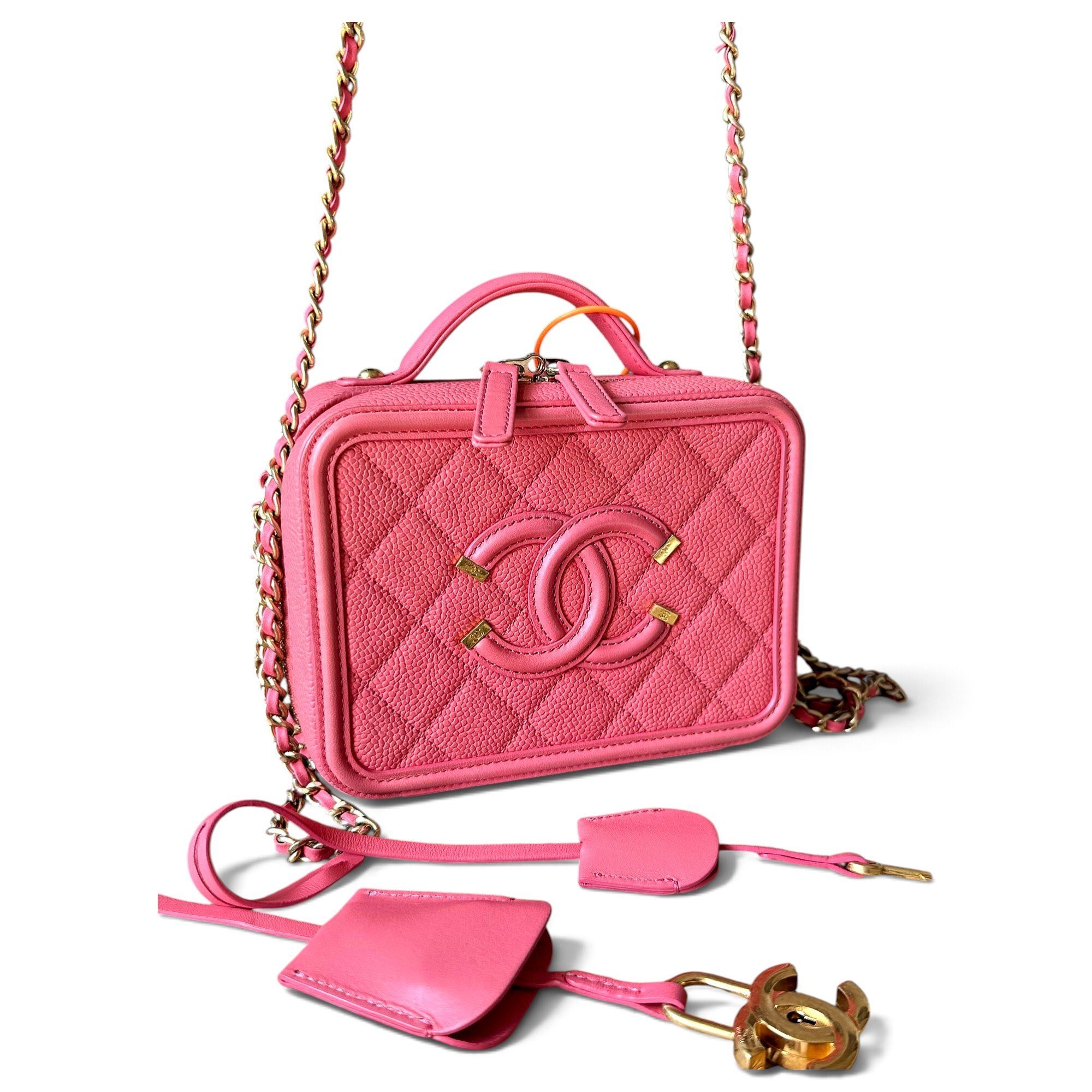 Vanity leather mini bag