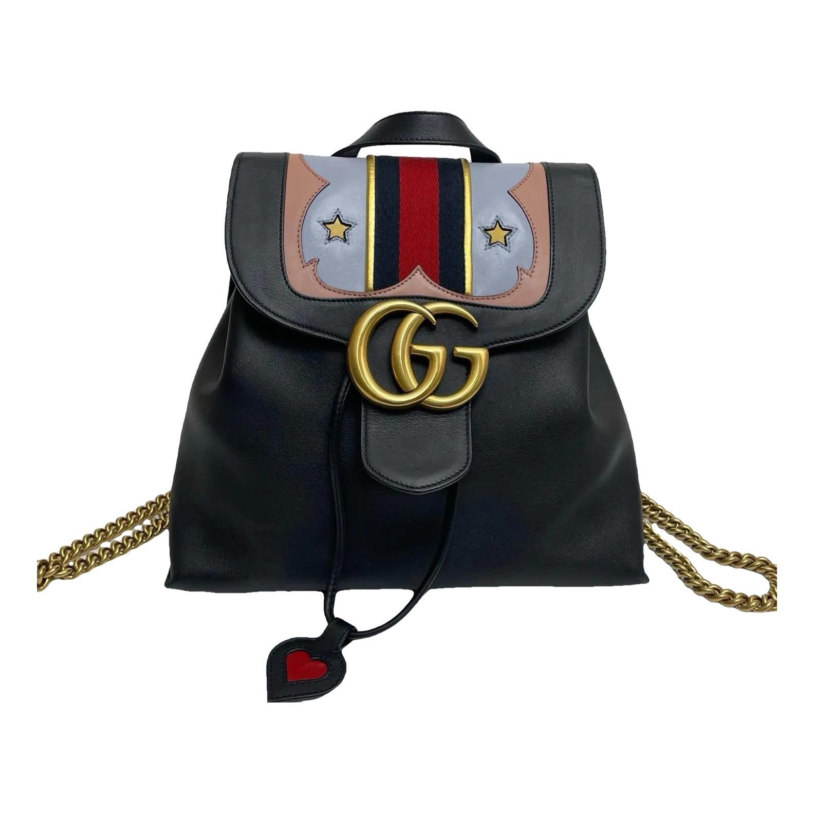 Leather backpack