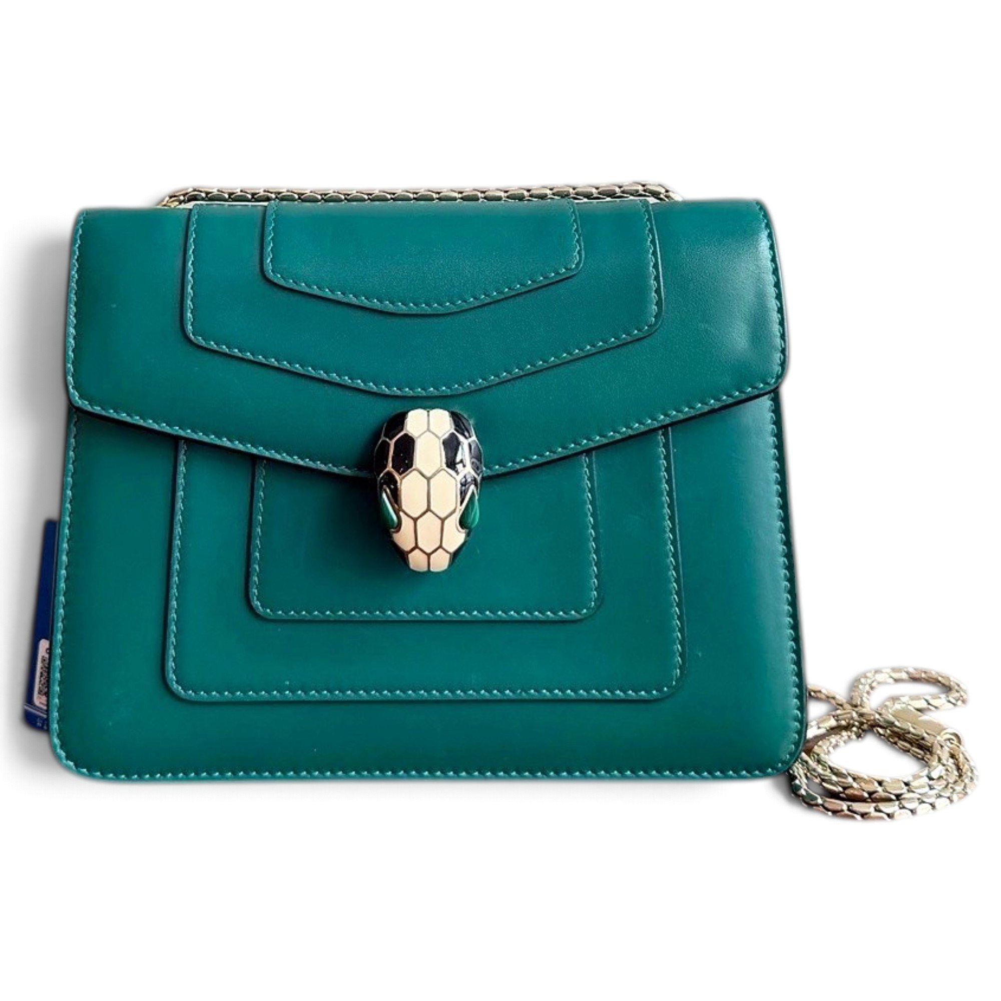 Serpenti leather crossbody bag