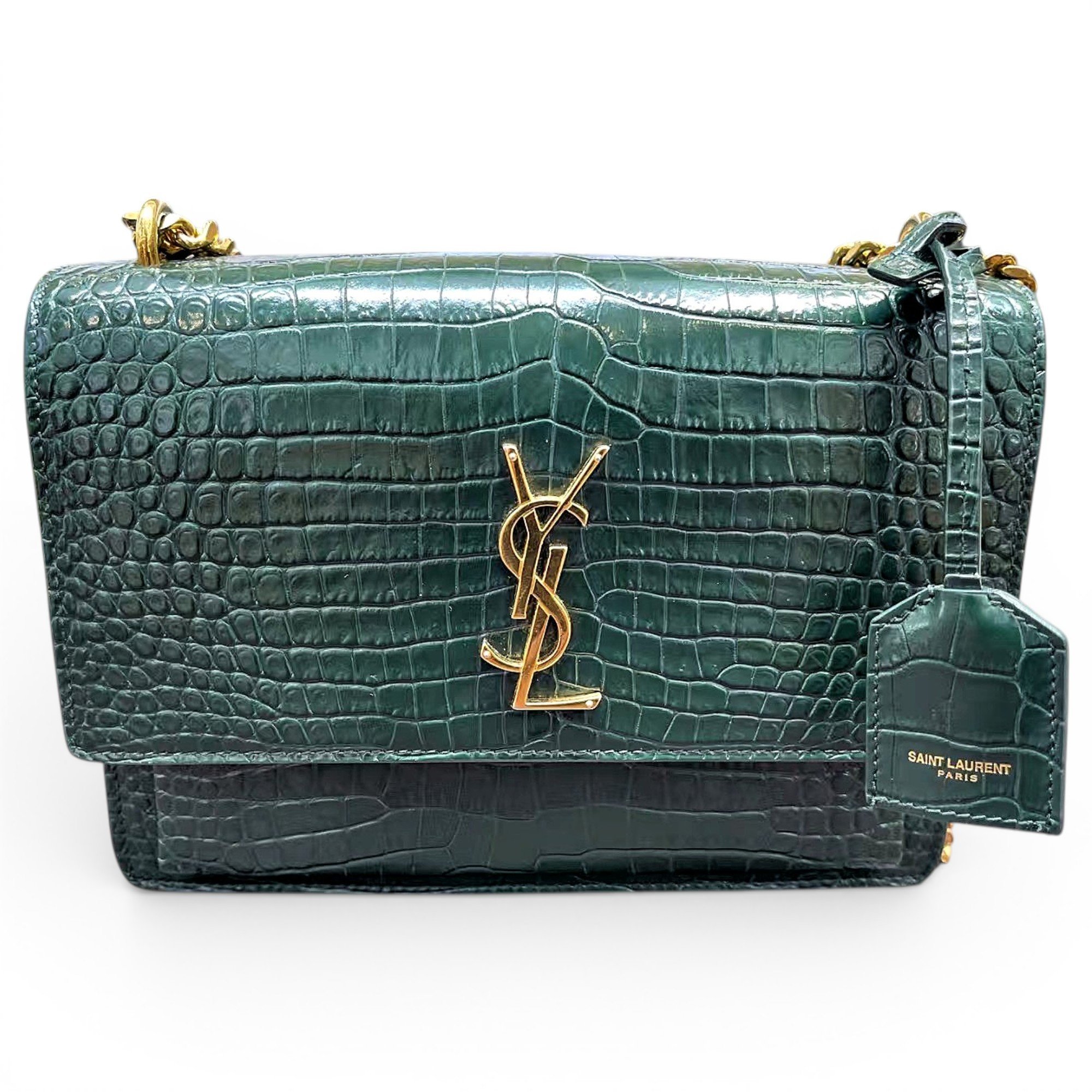 Sunset leather handbag