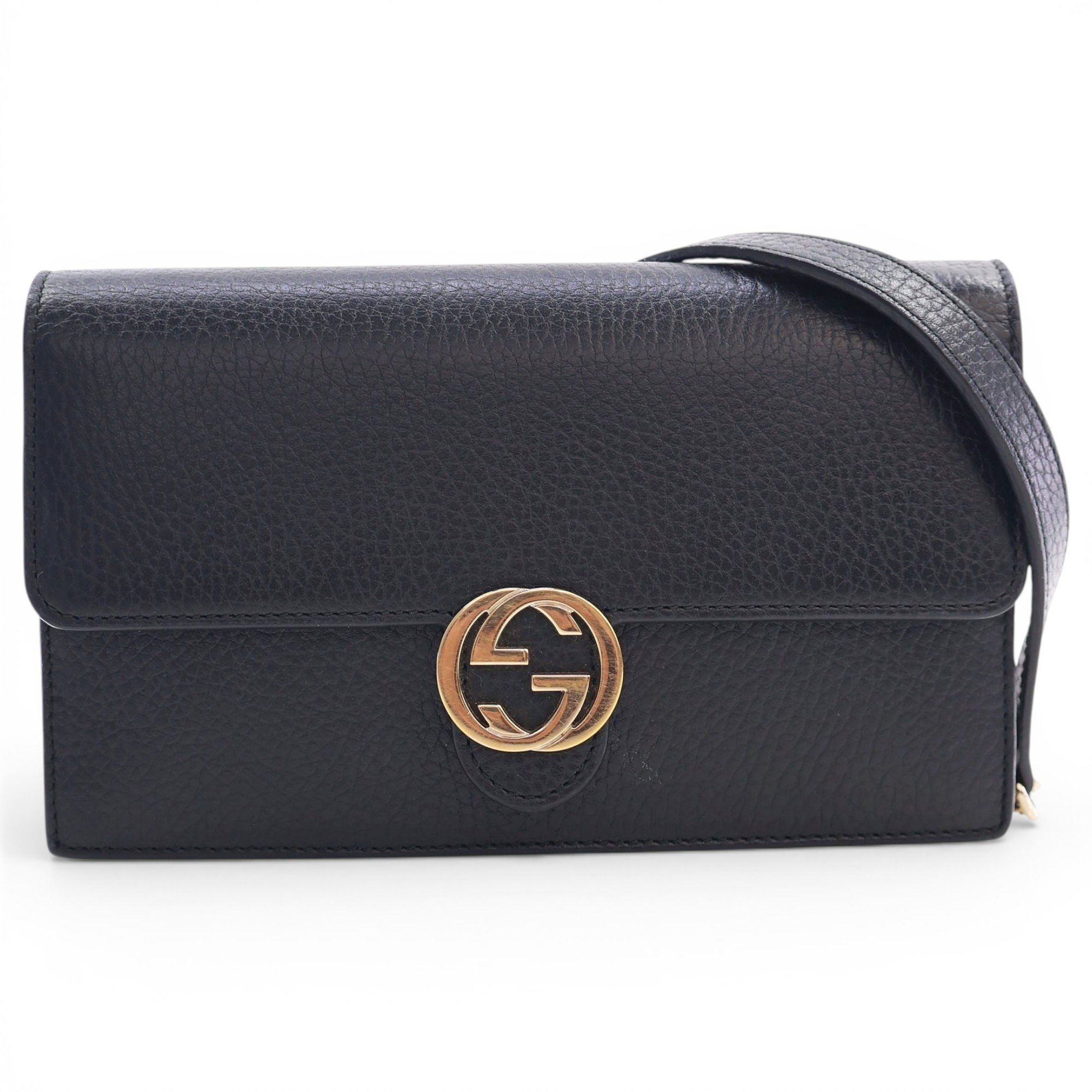Leather crossbody bag