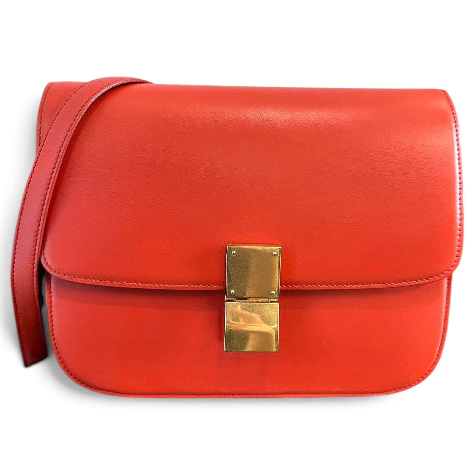 Classic leather handbag