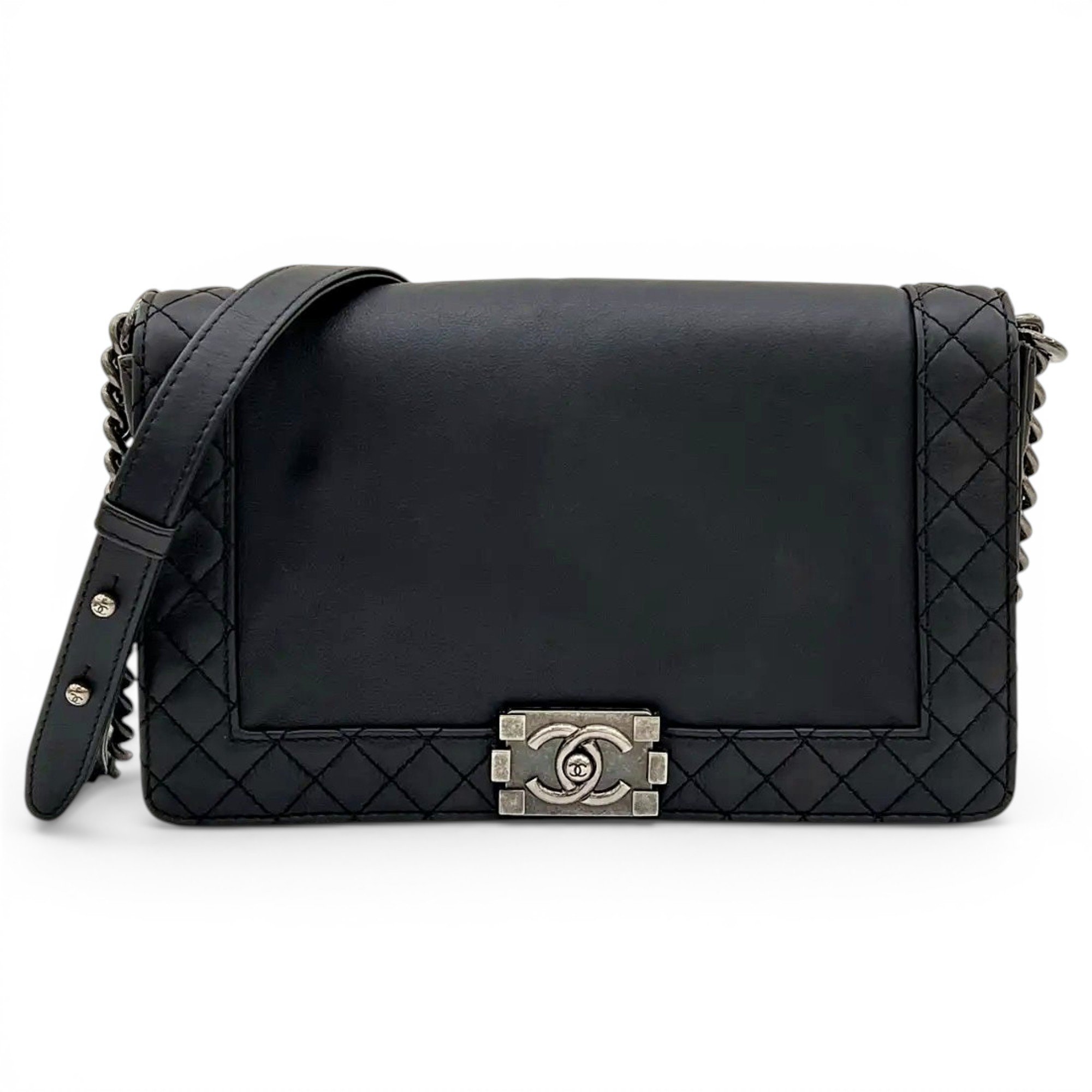 Boy leather crossbody bag