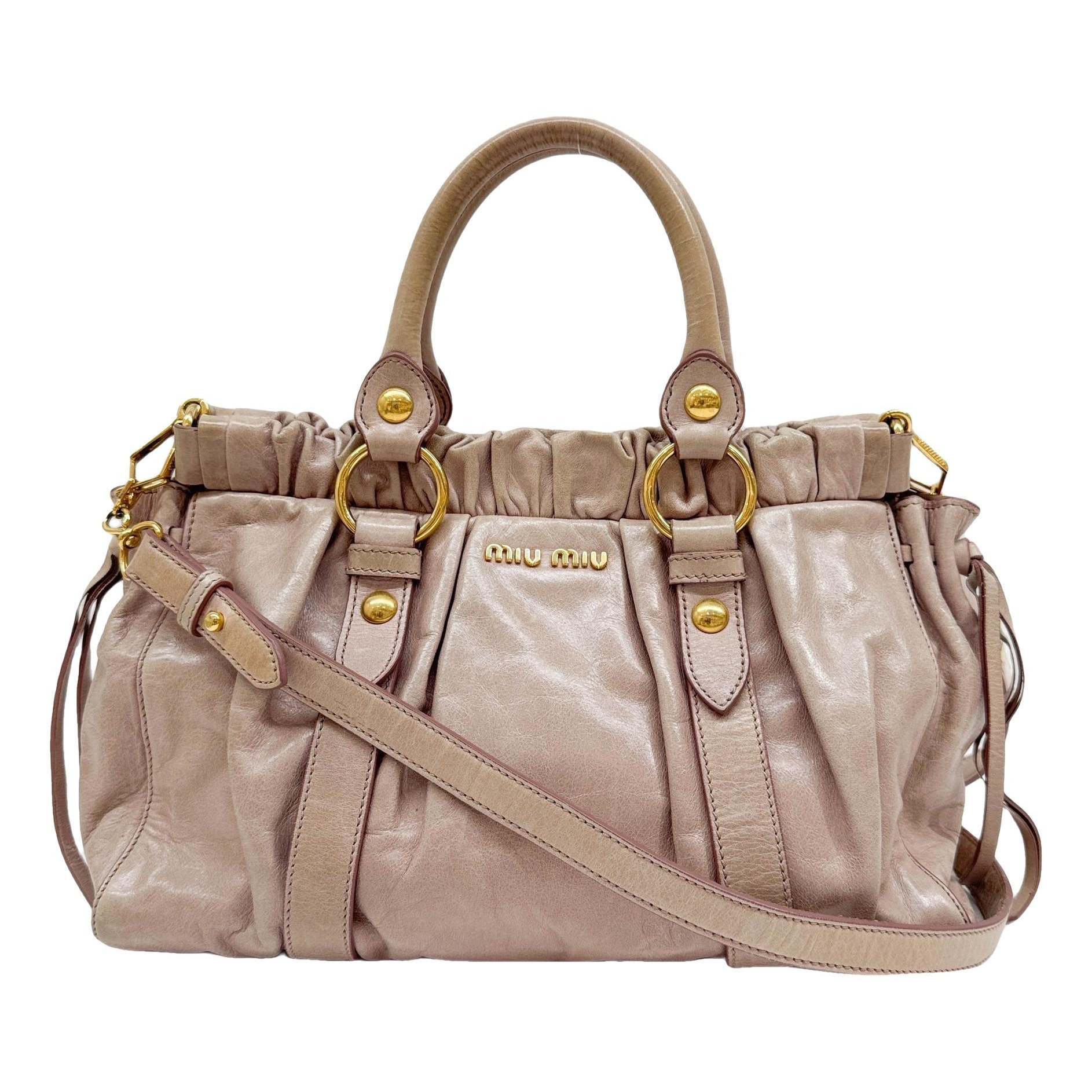 Vitello leather handbag