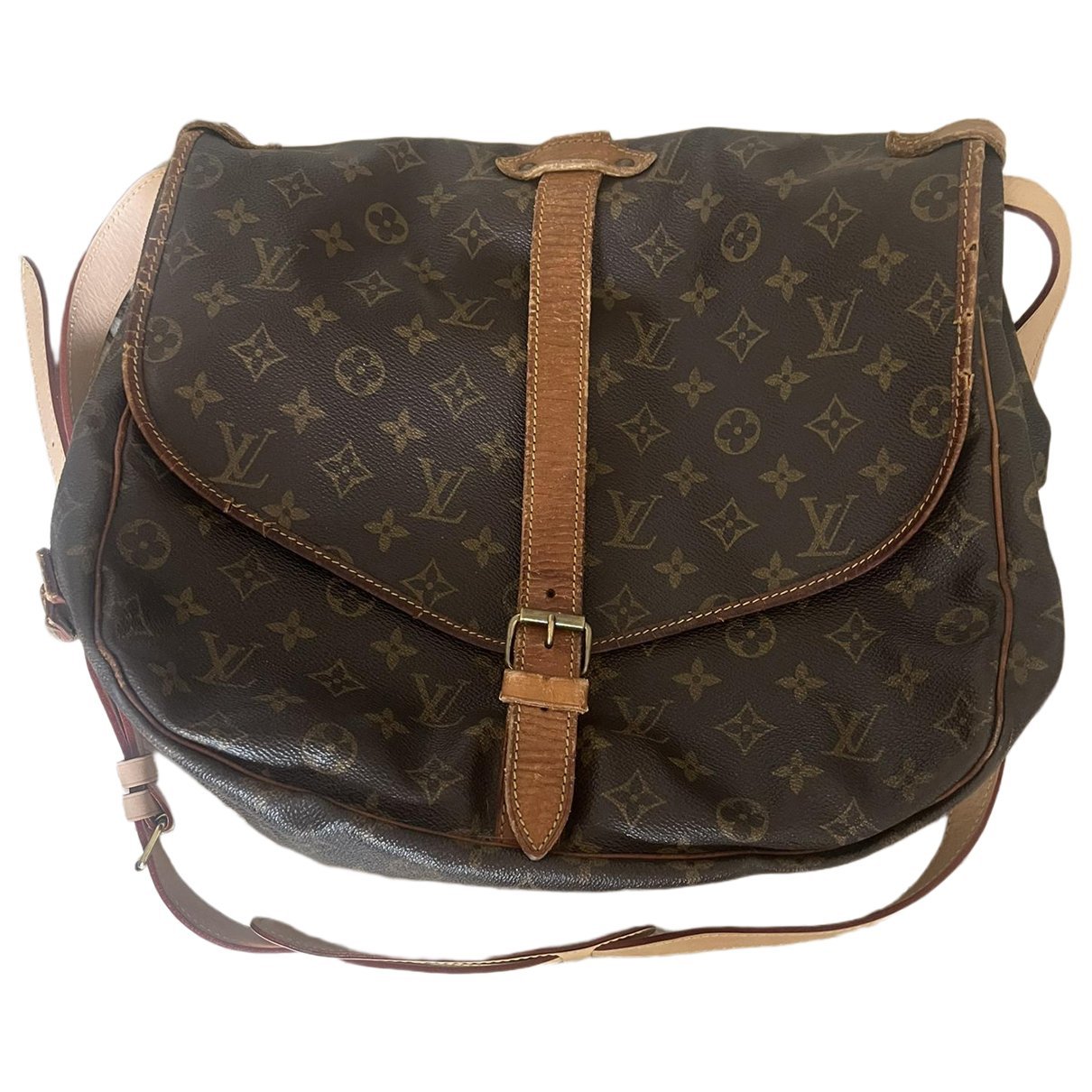 Saumur leather crossbody bag