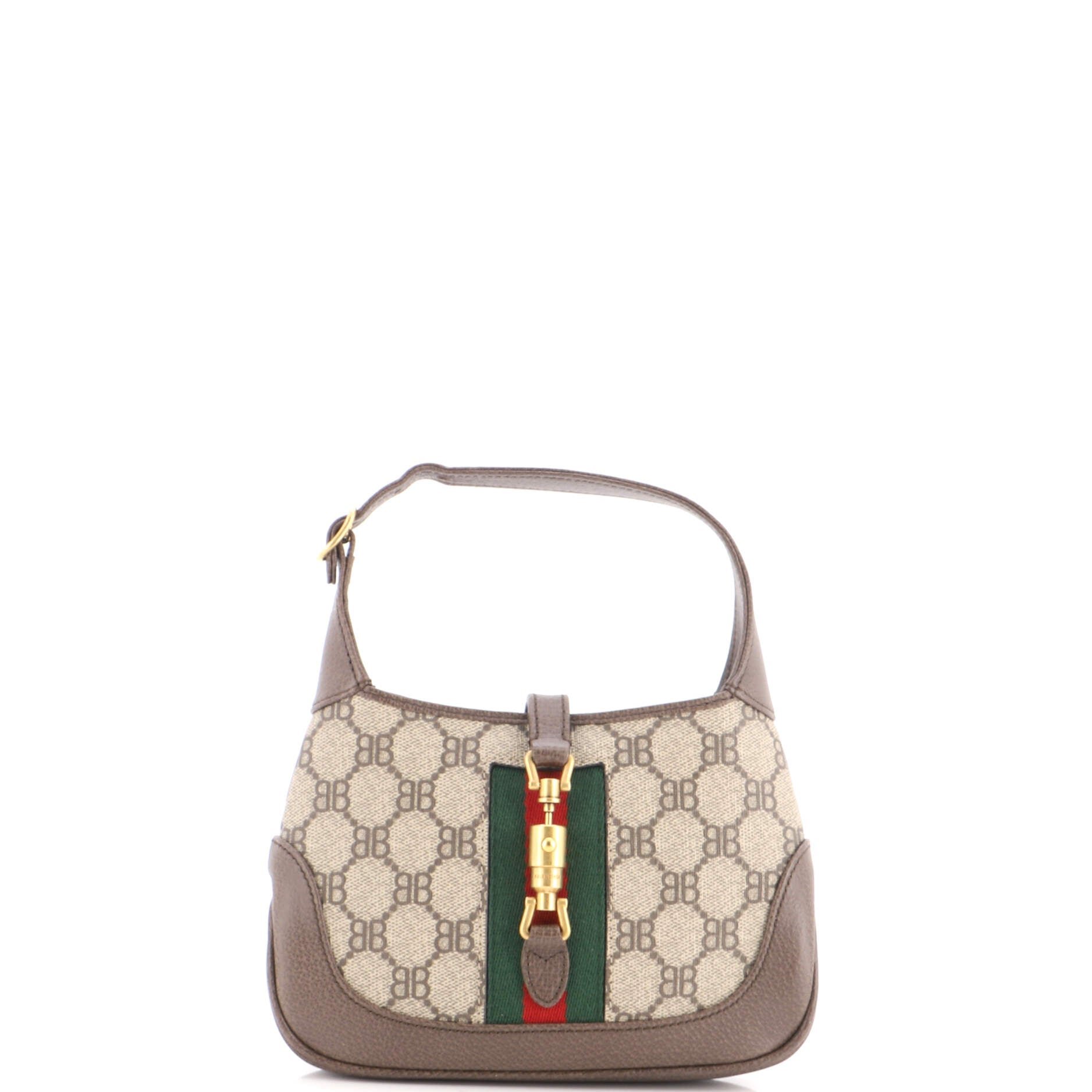 x Gucci The Hacker Project Jackie 1961 Hobo BB Coated Canvas Mini