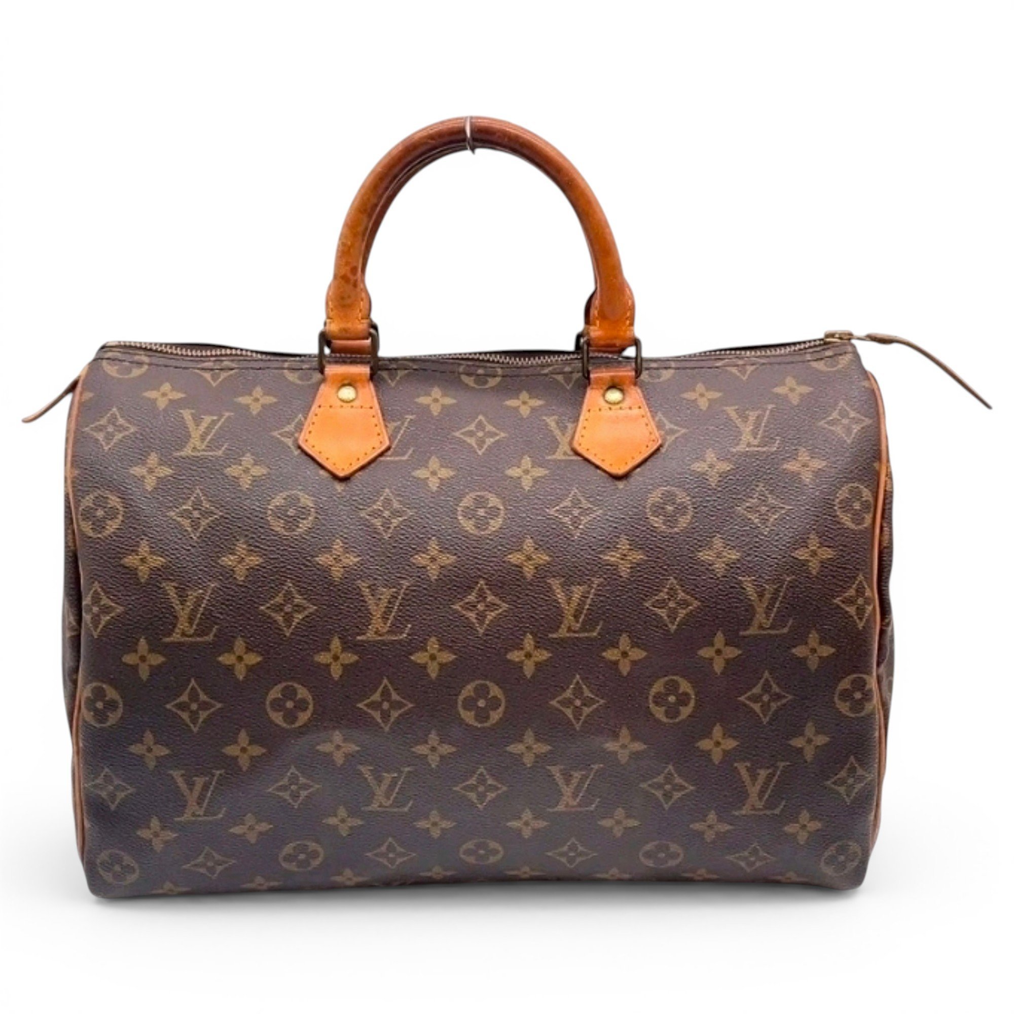 Speedy leather handbag