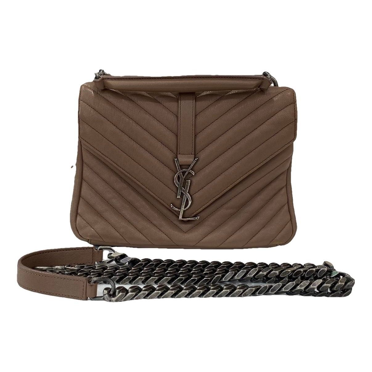 Collége monogramme leather handbag