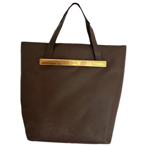 Leather tote