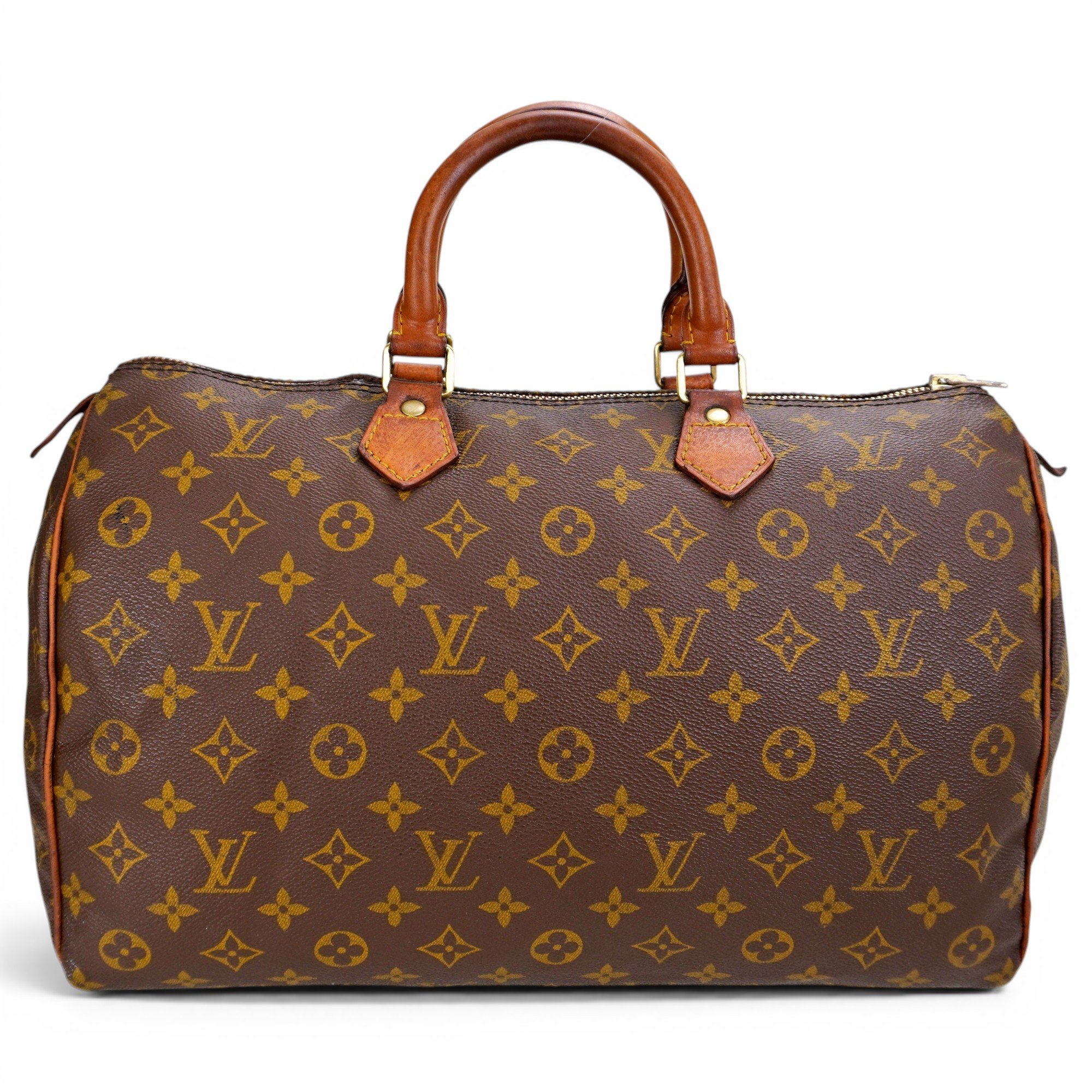 Speedy leather tote