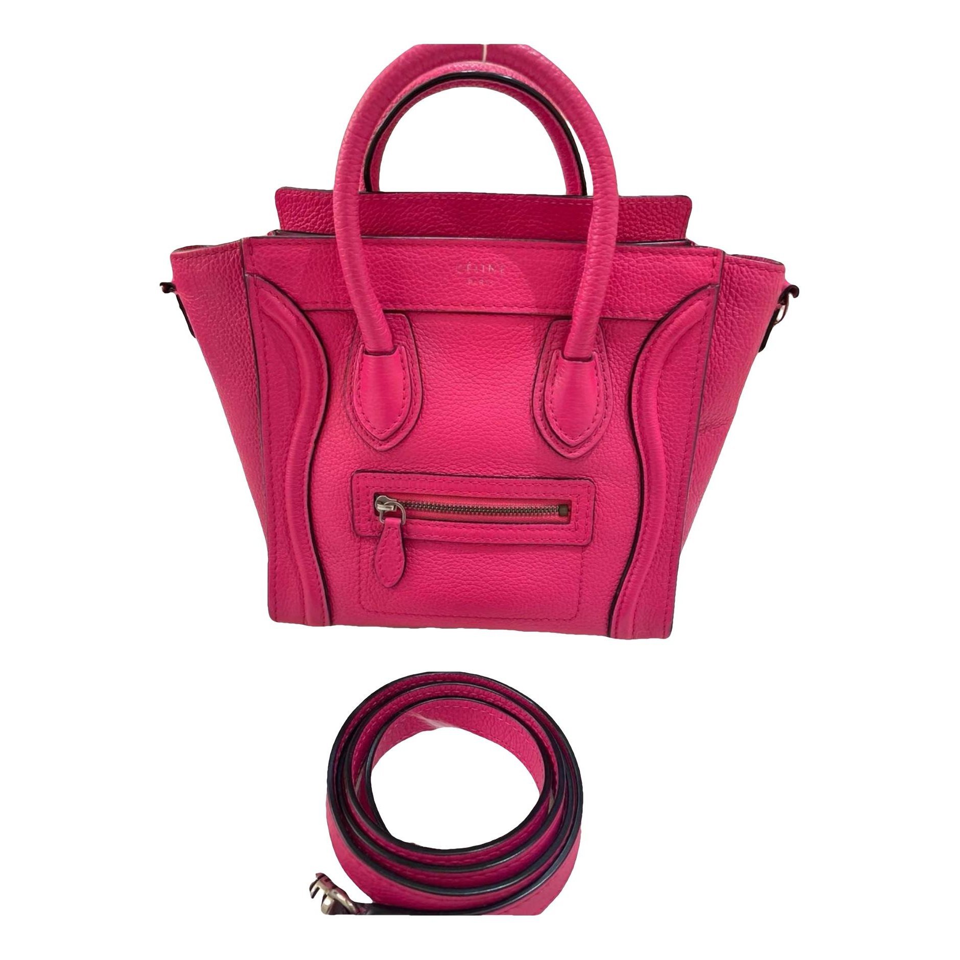 Nano Luggage leather handbag
