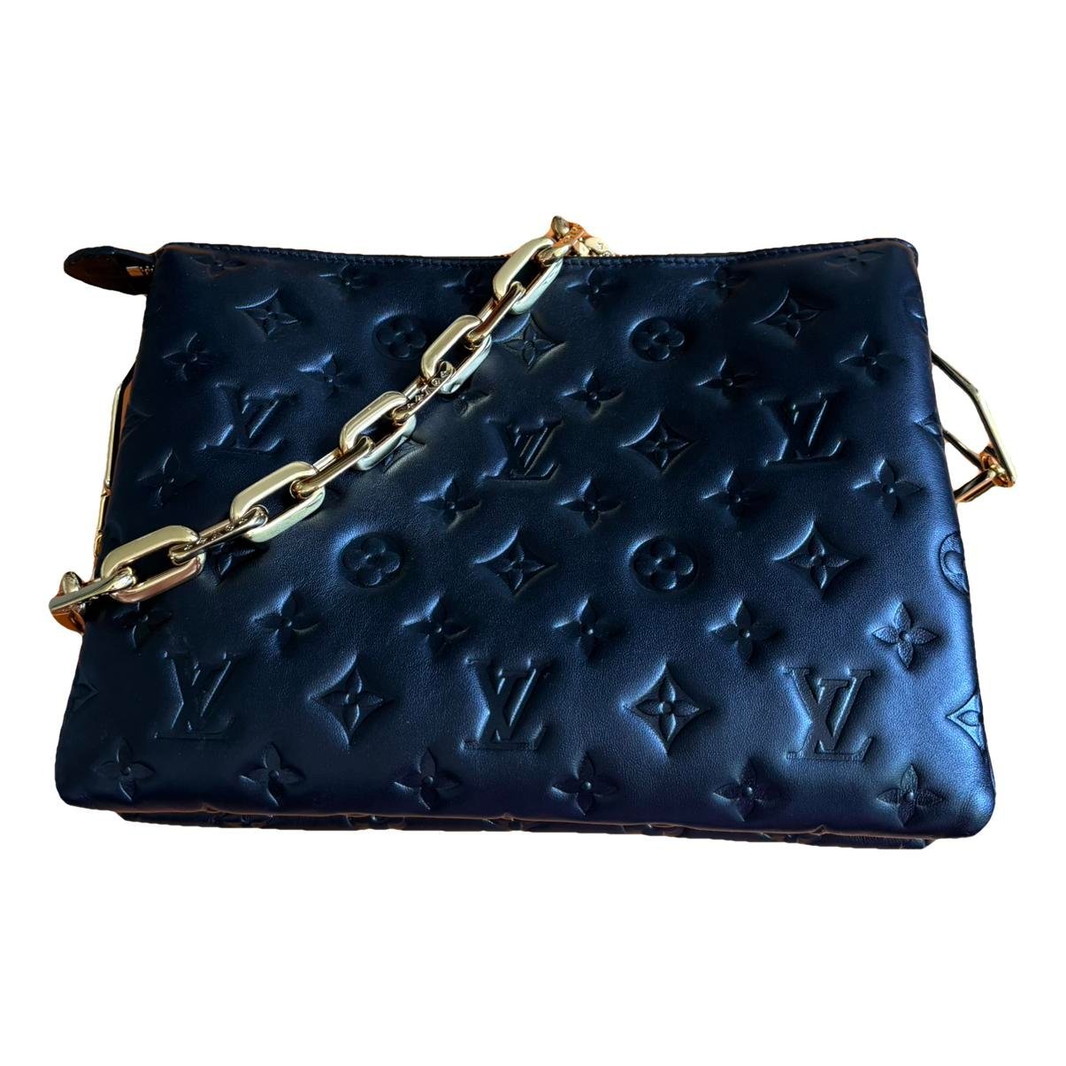Coussin leather handbag