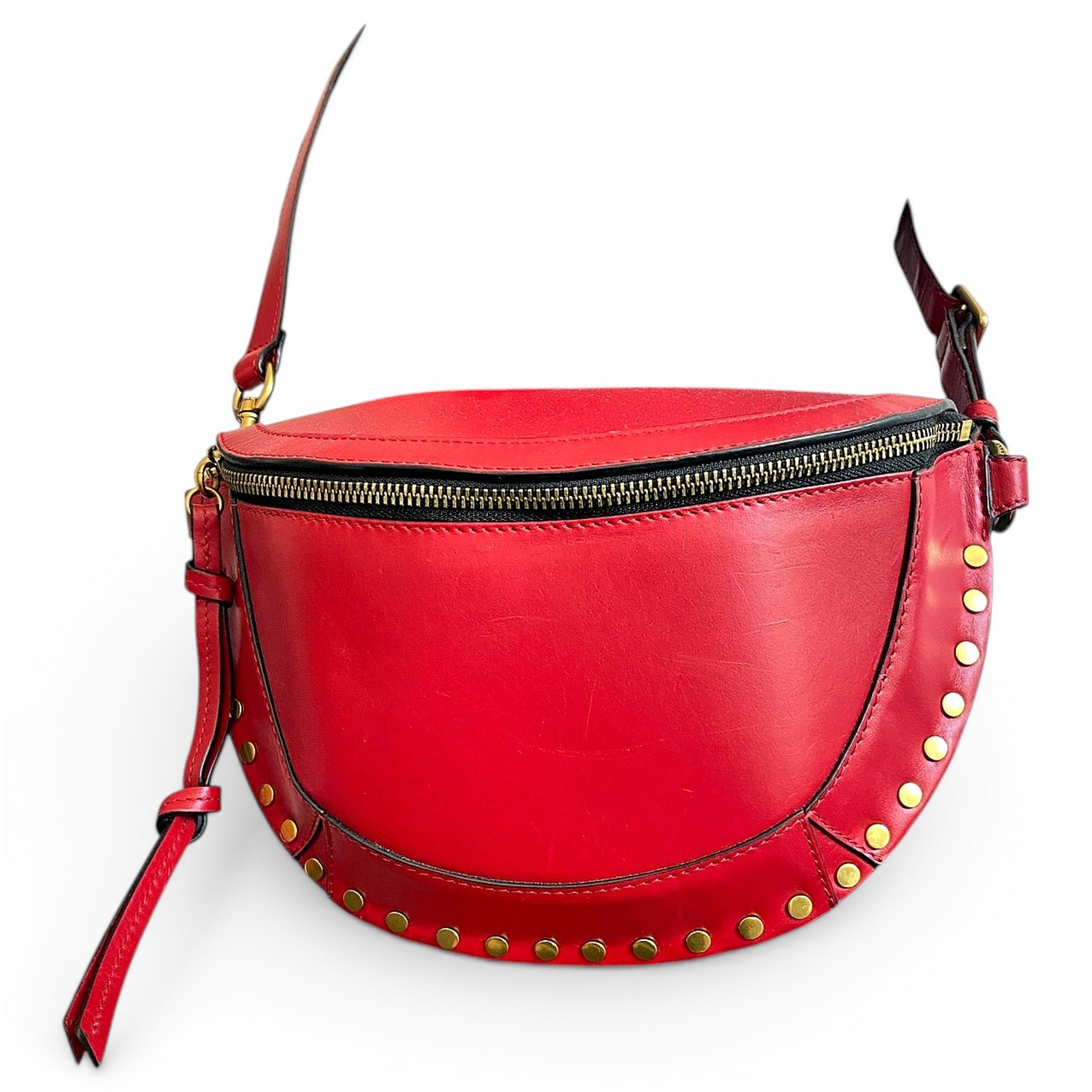 Leather crossbody bag