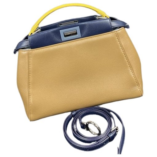 Peekaboo leather handbag