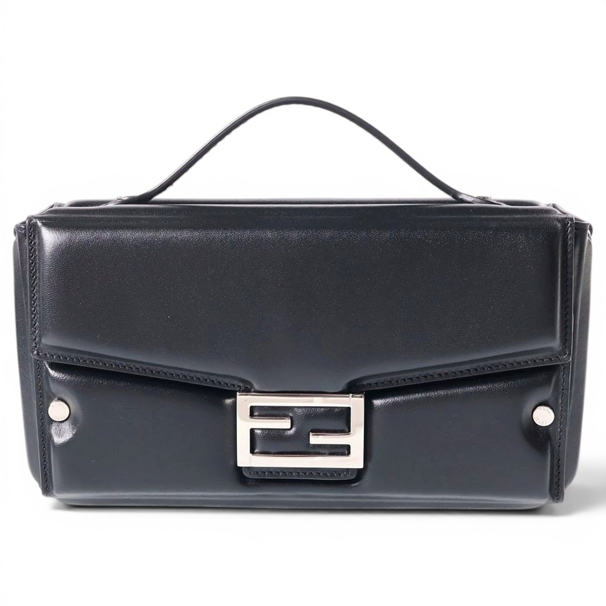 Baguette leather handbag