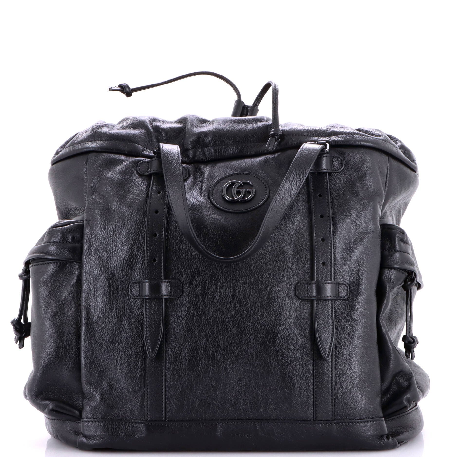 Leather tote
