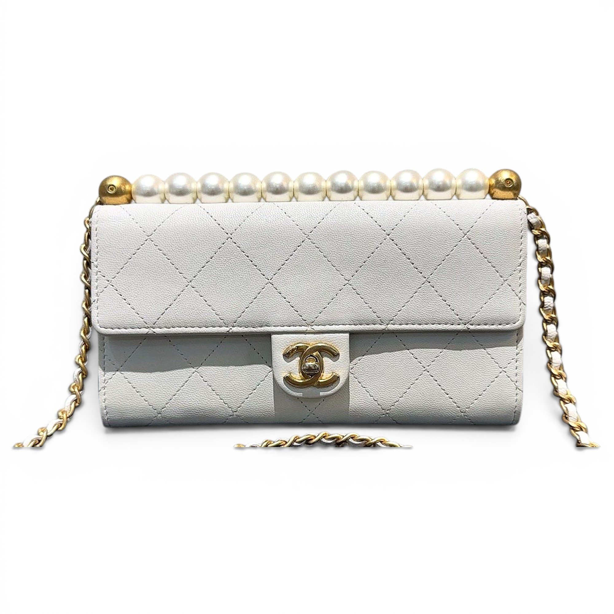 Wallet On Chain Timeless/Classique leather crossbody bag