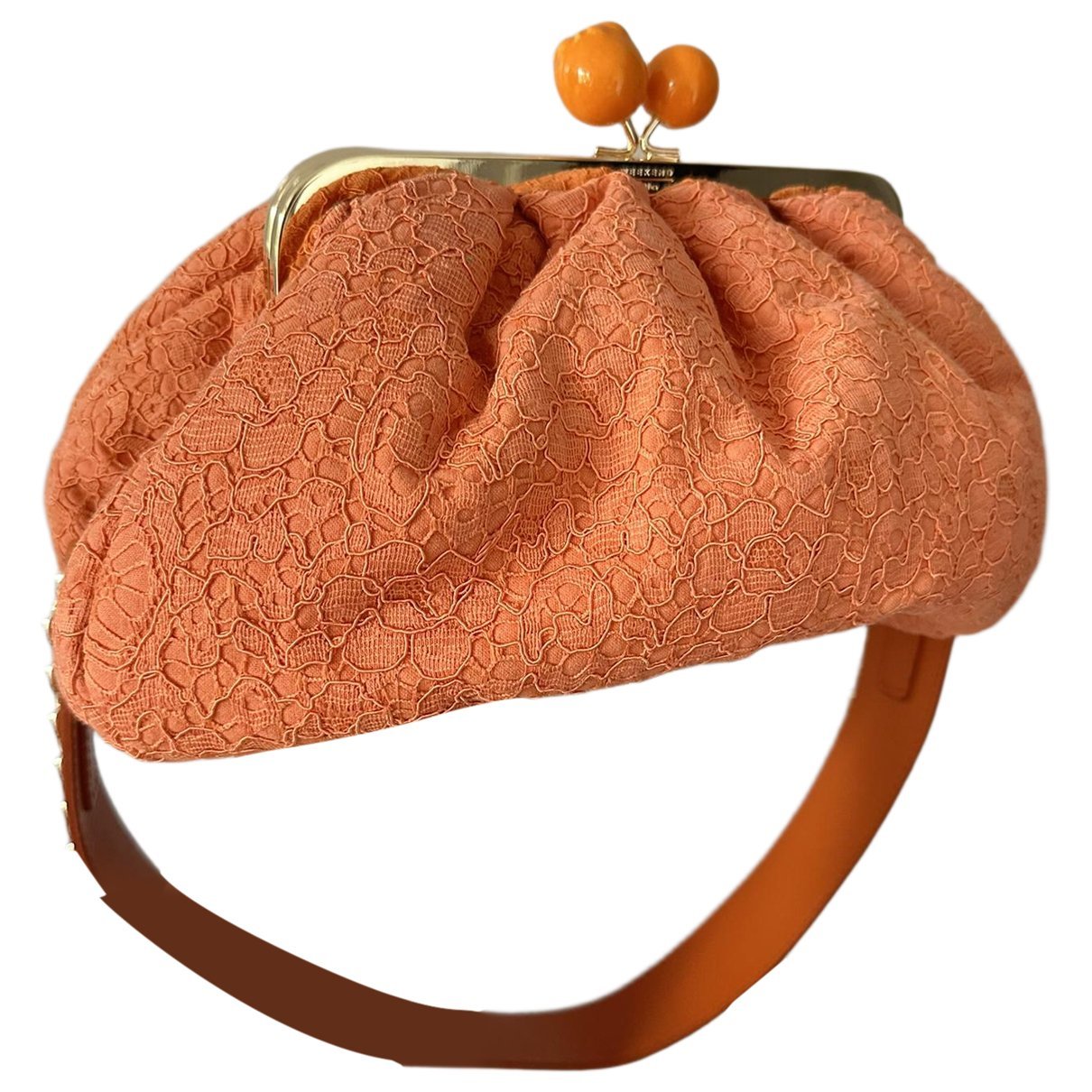 Max Mara Atelier cloth clutch bag