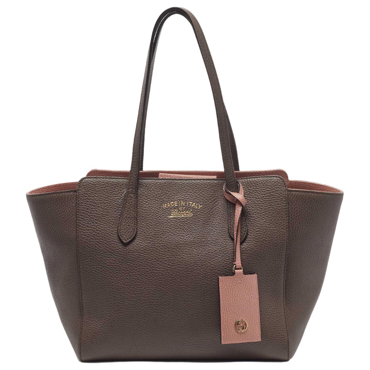 Swing leather tote
