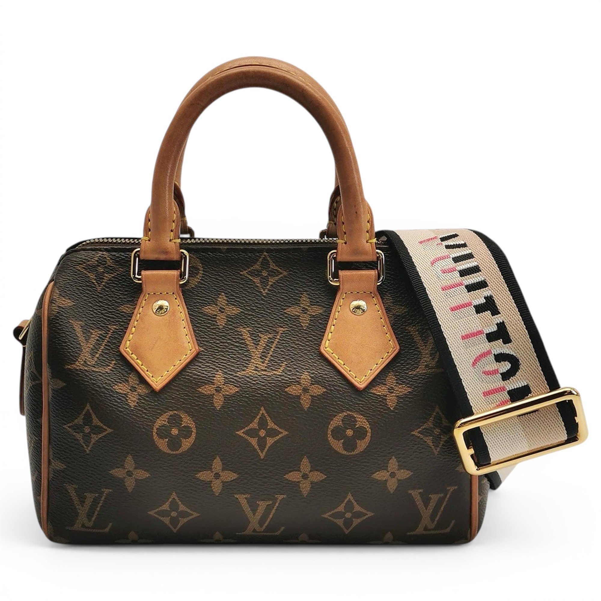 Speedy leather handbag