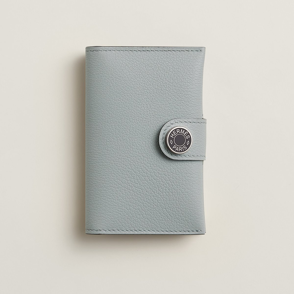Hermès R.M.S card holder Bleu Glacier/Ardoise Evercolor Calfskin
