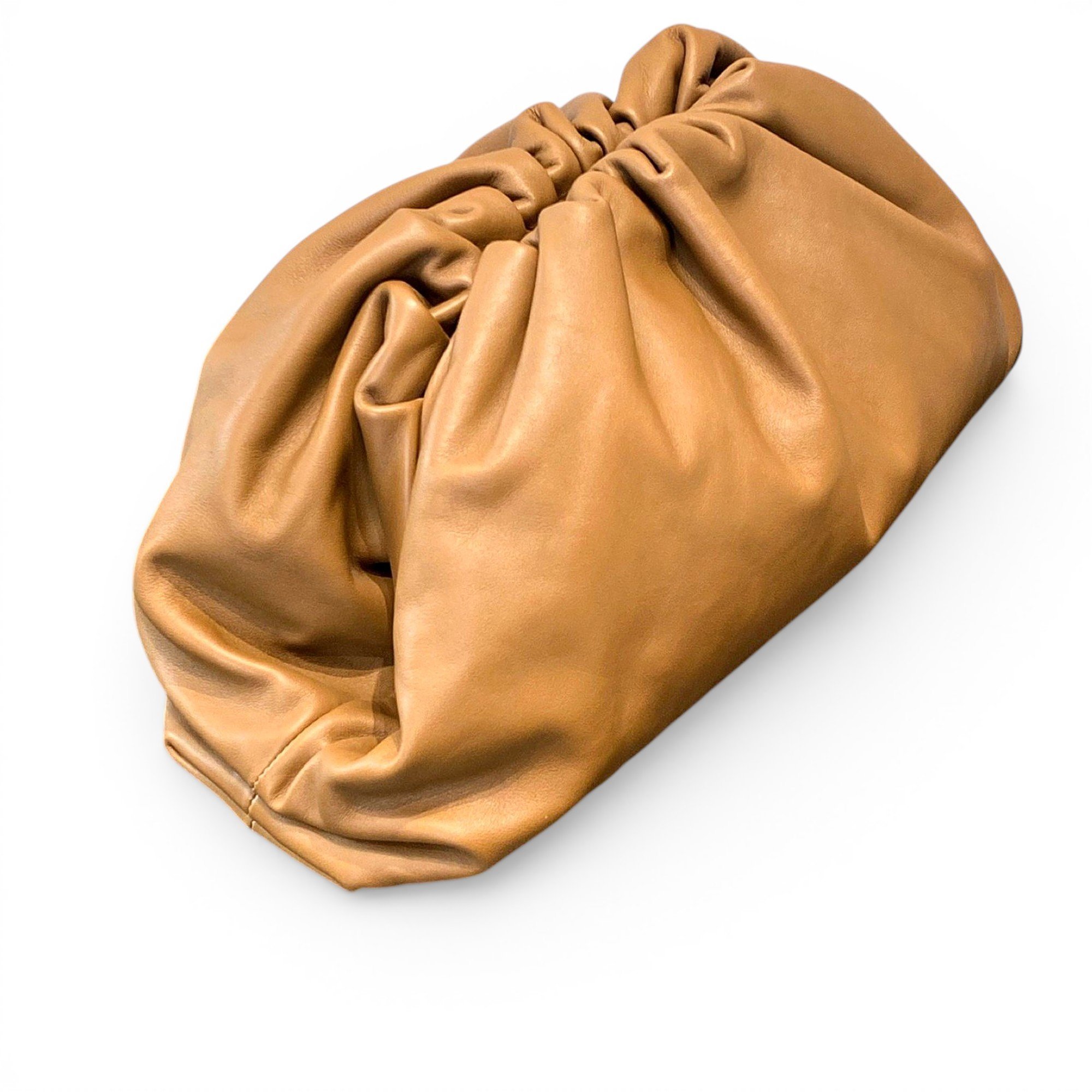 Pouch leather clutch bag