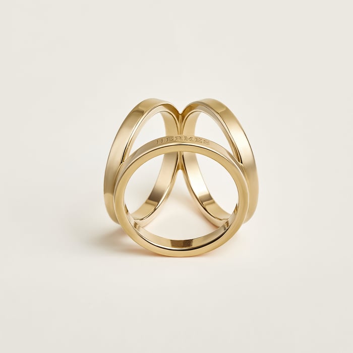Permabrass Trio Scarf 90 Ring