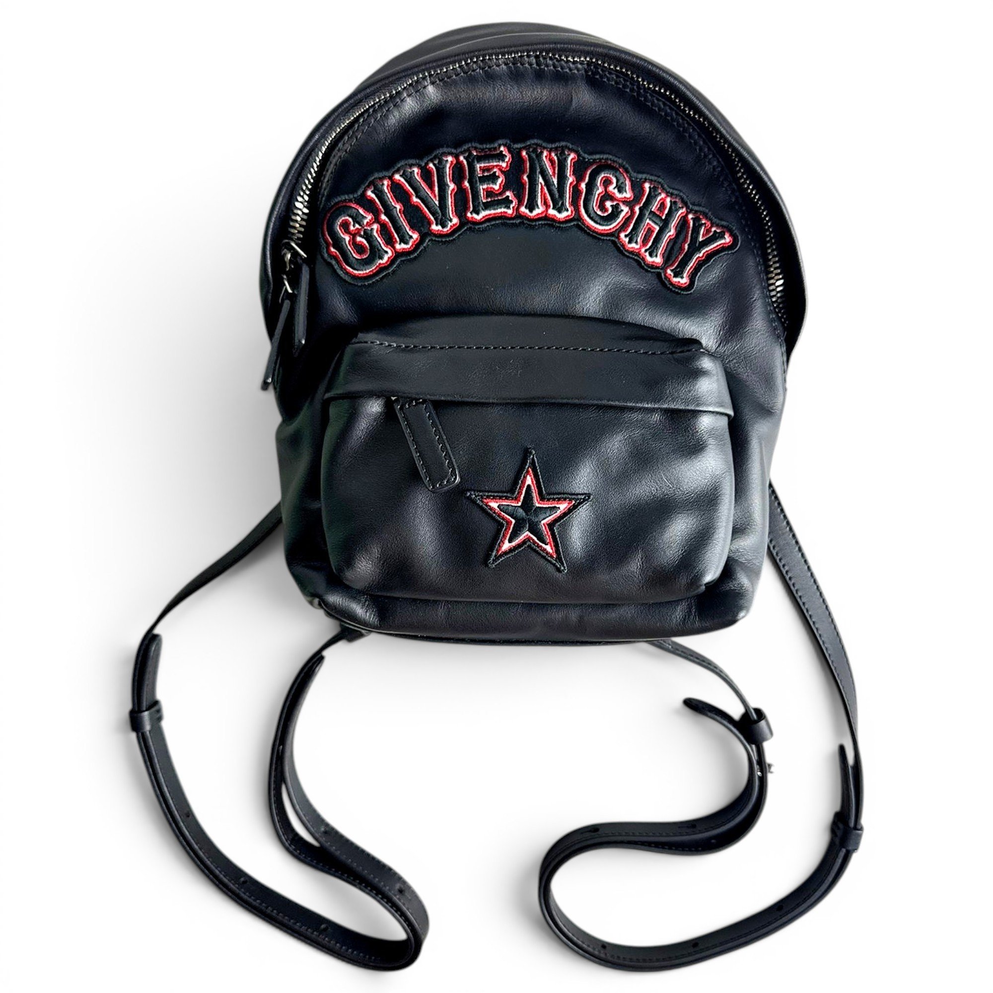 Leather backpack