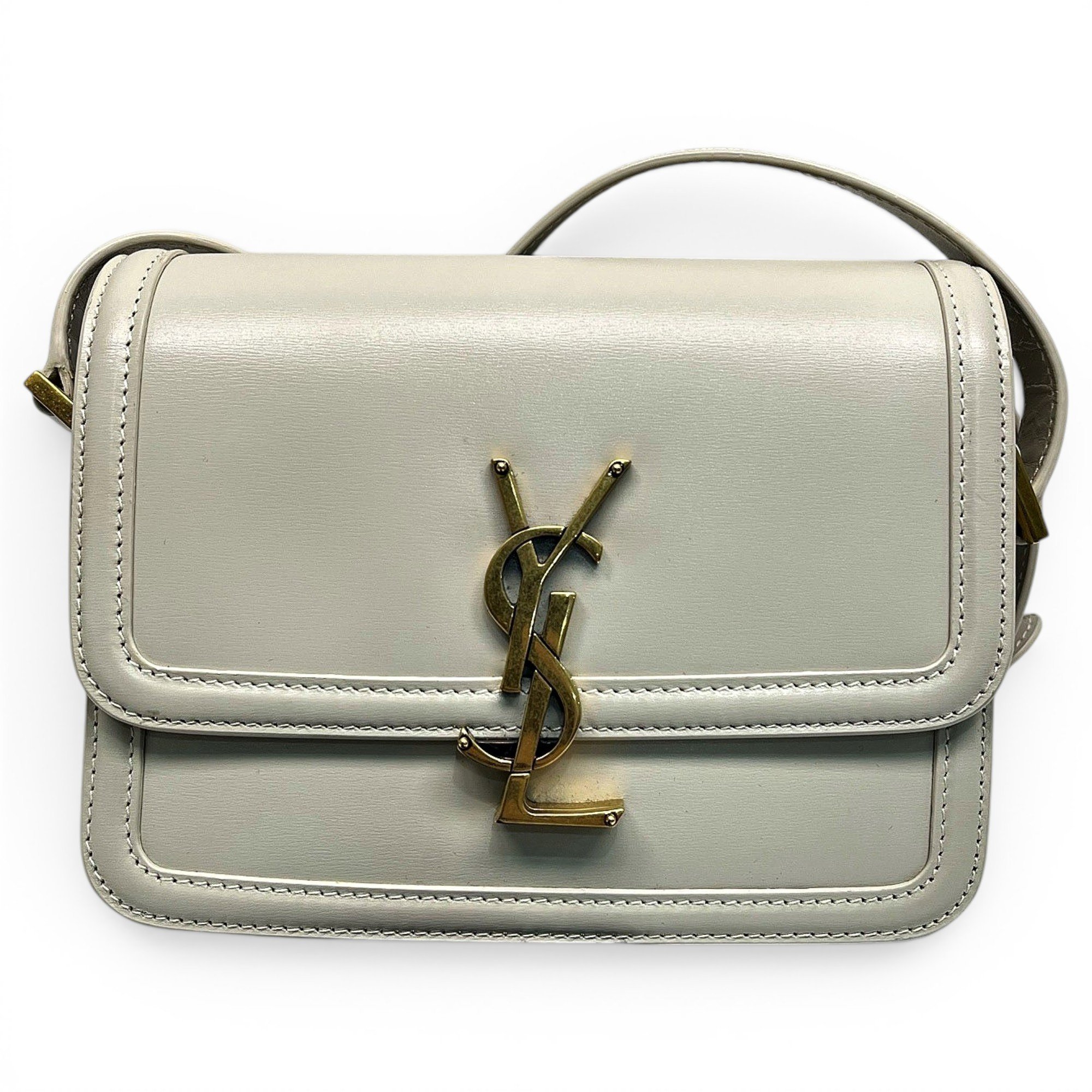 Solférino leather handbag