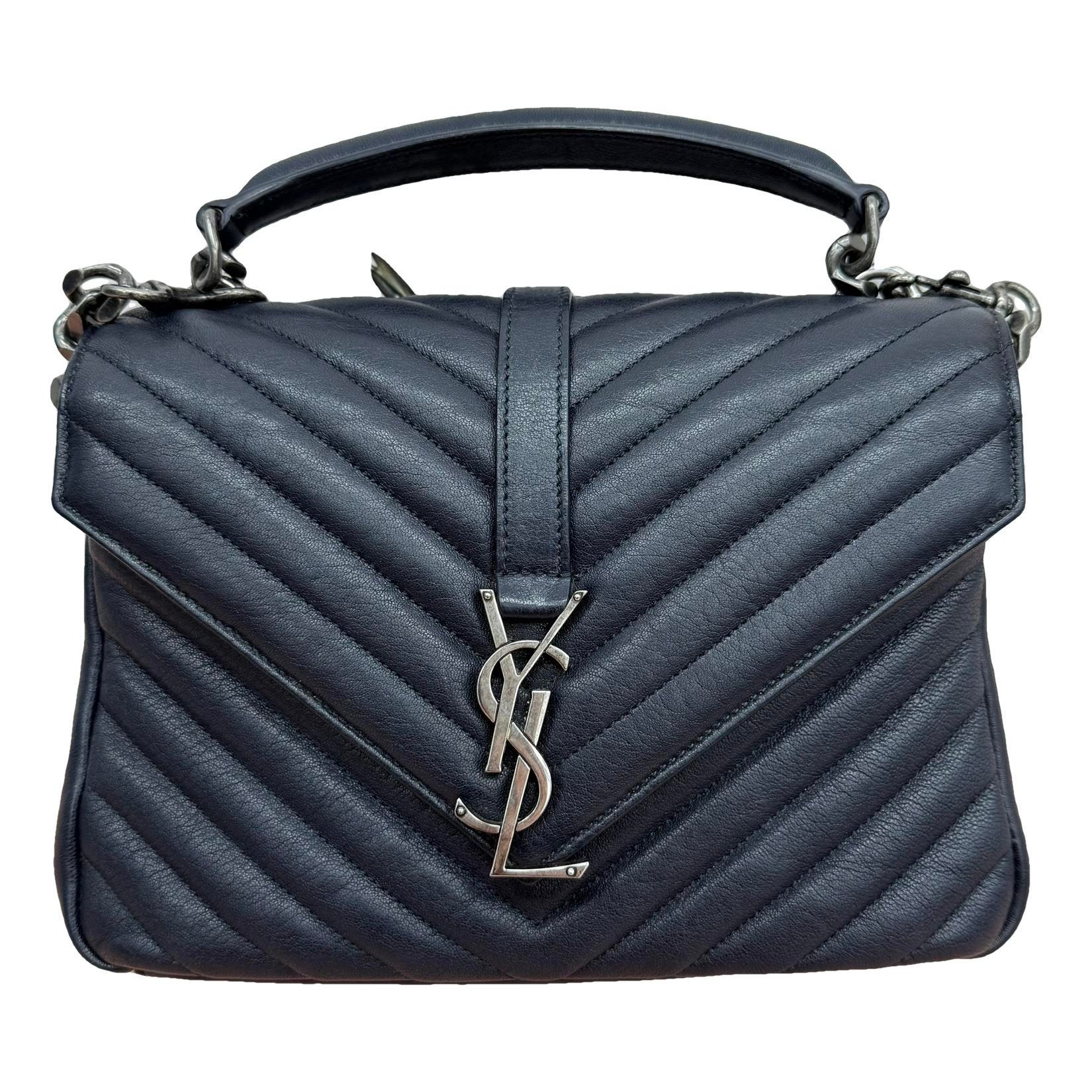 Collége monogramme leather handbag