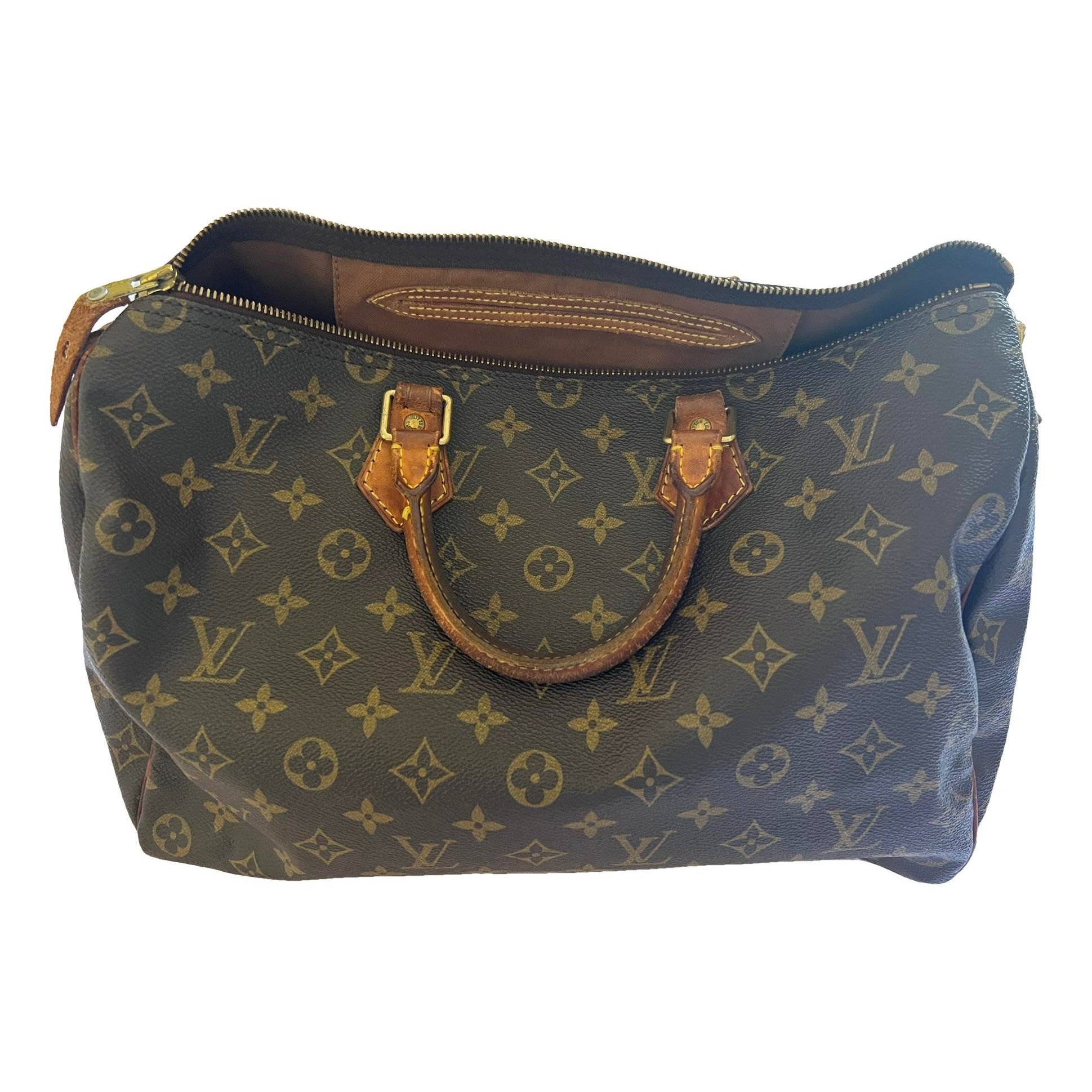 Speedy leather handbag