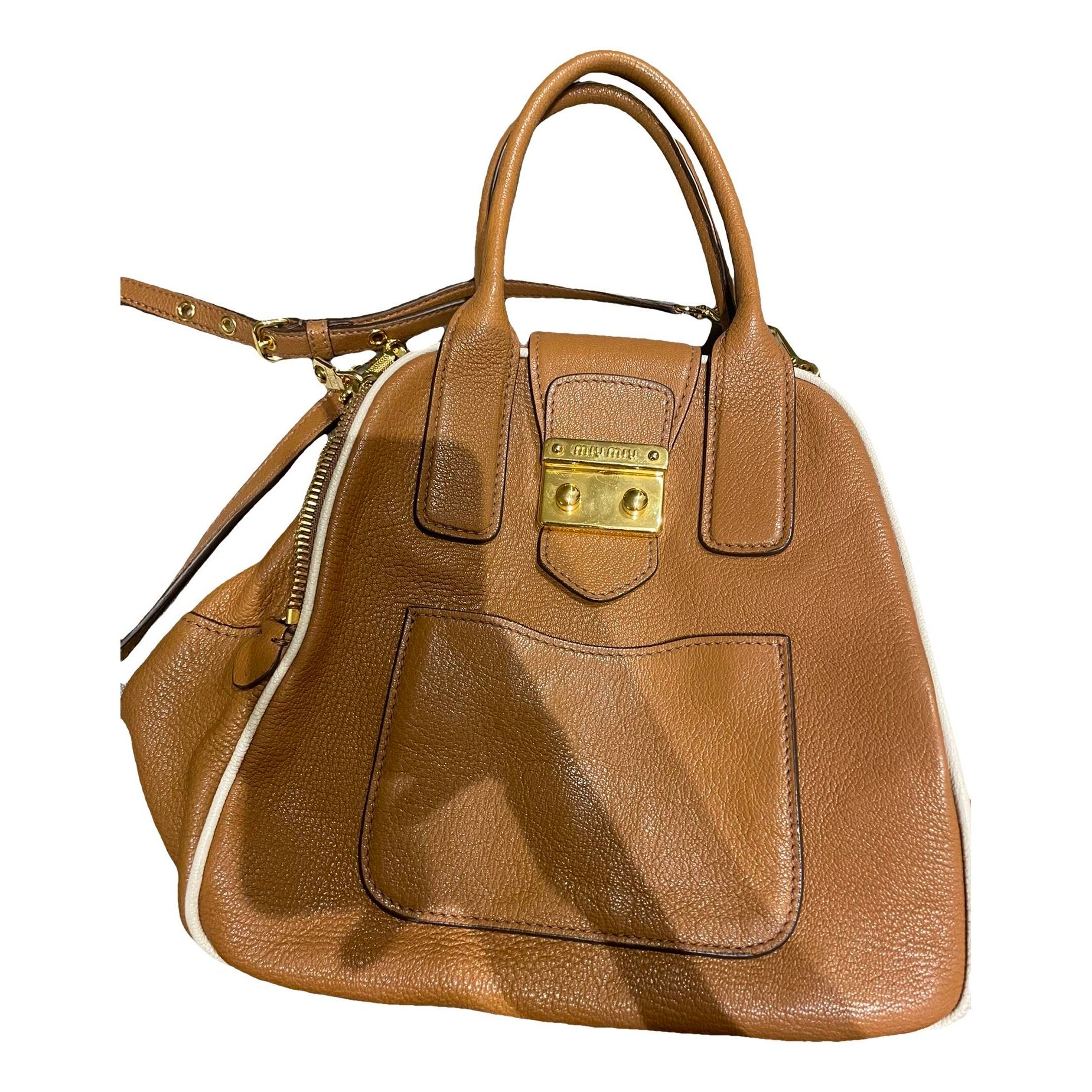 Leather handbag