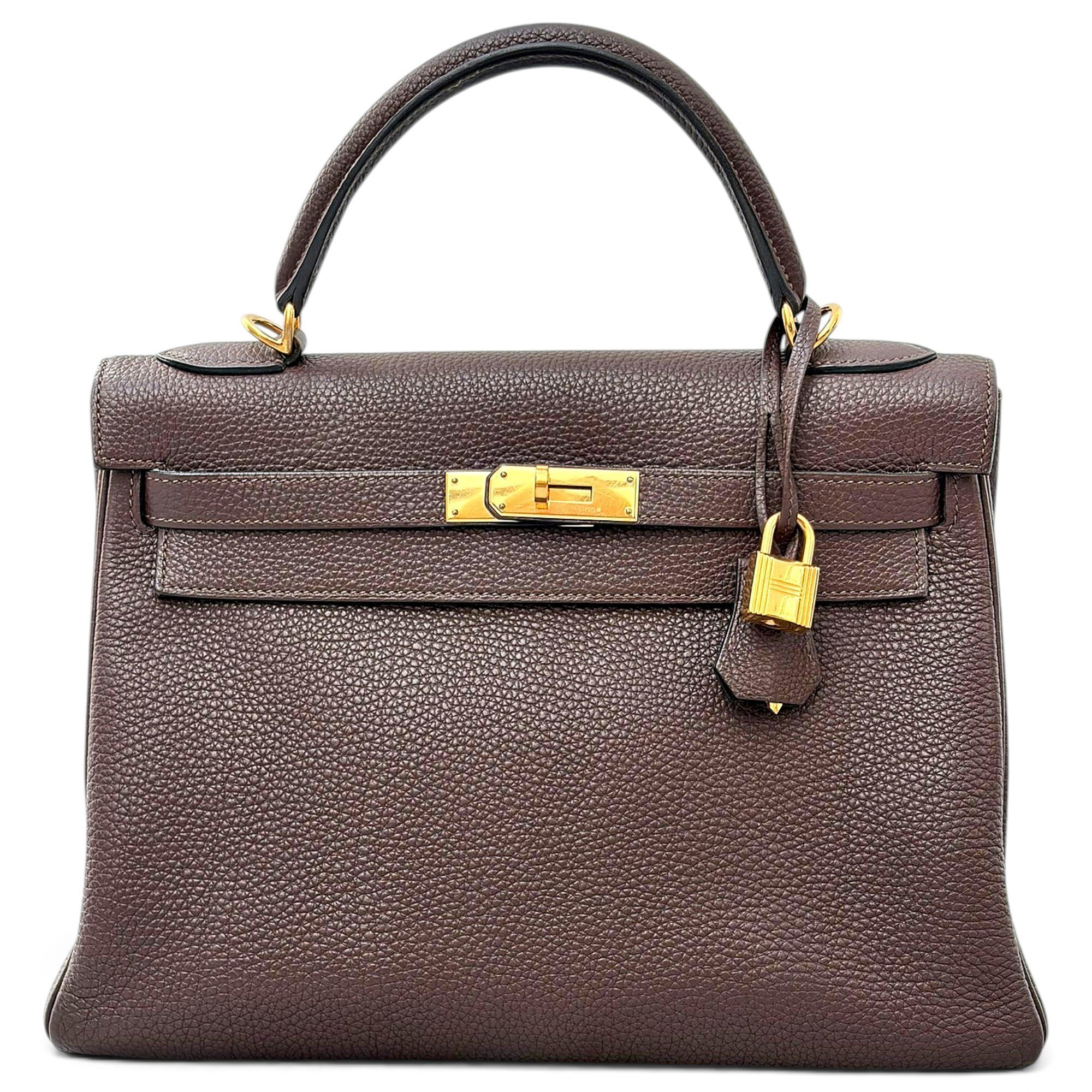 Kelly 32 leather handbag