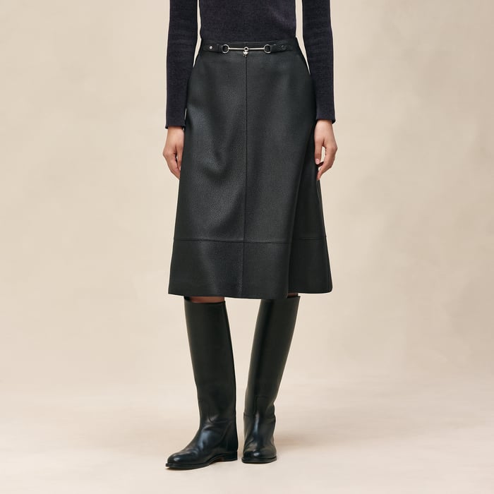 Noir Flared Skirt
