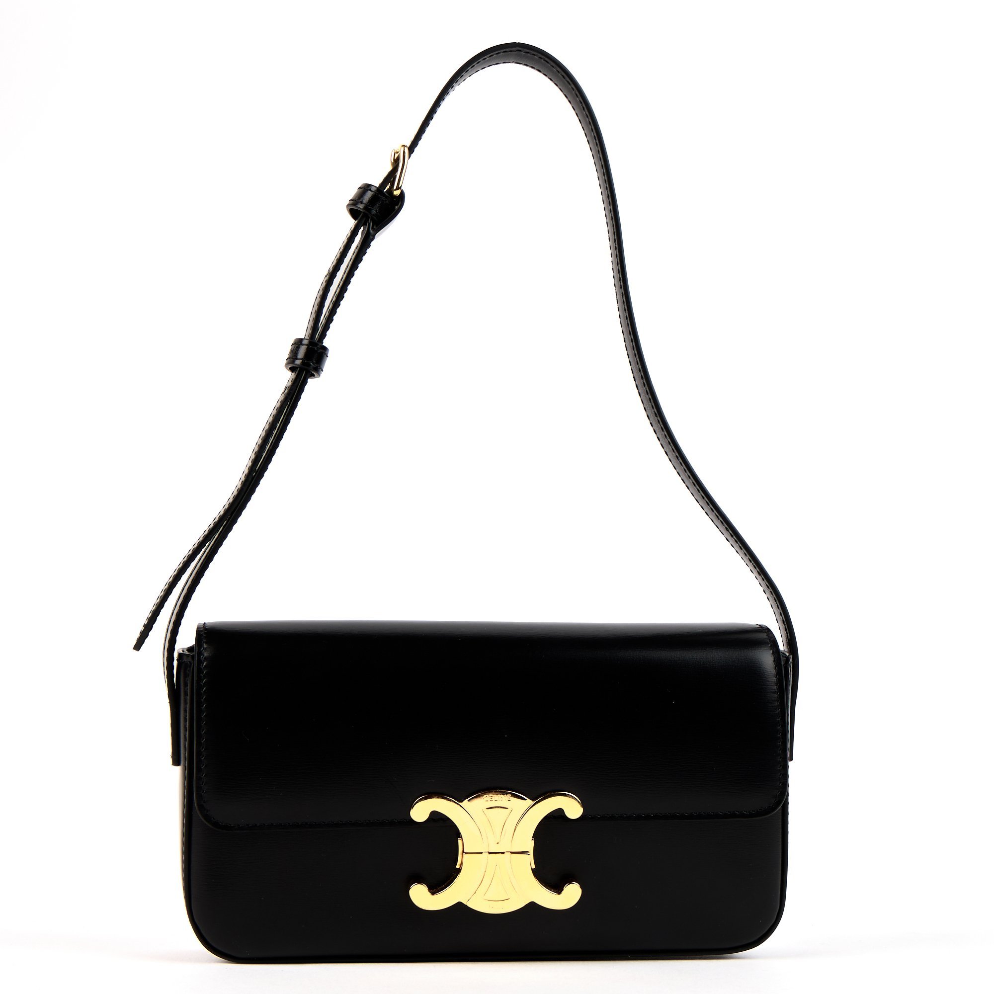 Triomphe leather handbag
