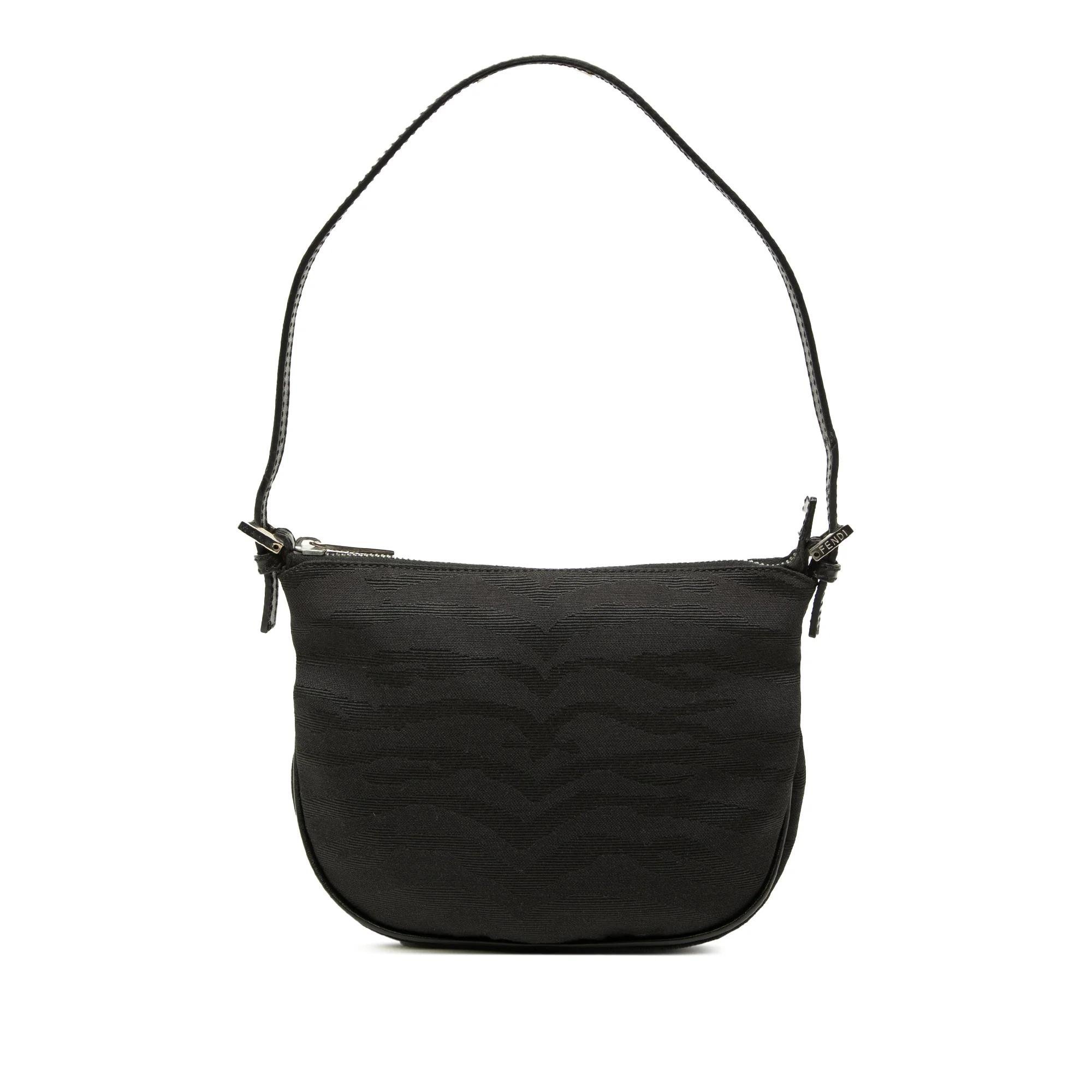Pocket leather handbag