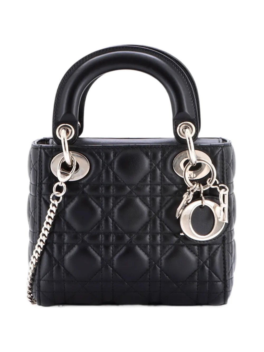 Lady Dior Chain Bag Cannage Quilt Lambskin Mini satchel