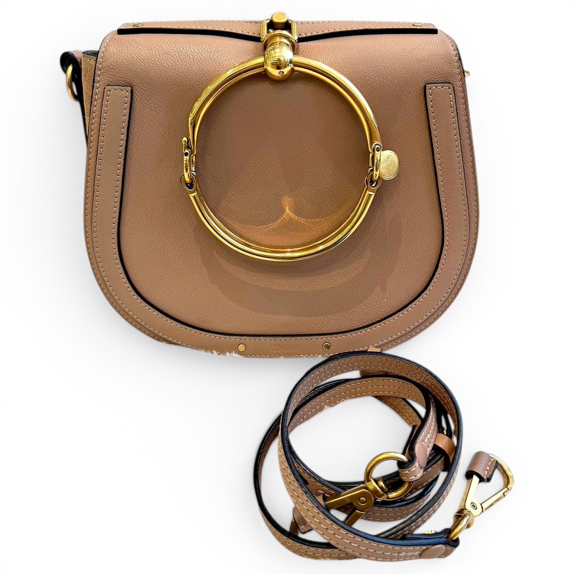 Bracelet Nile leather crossbody bag