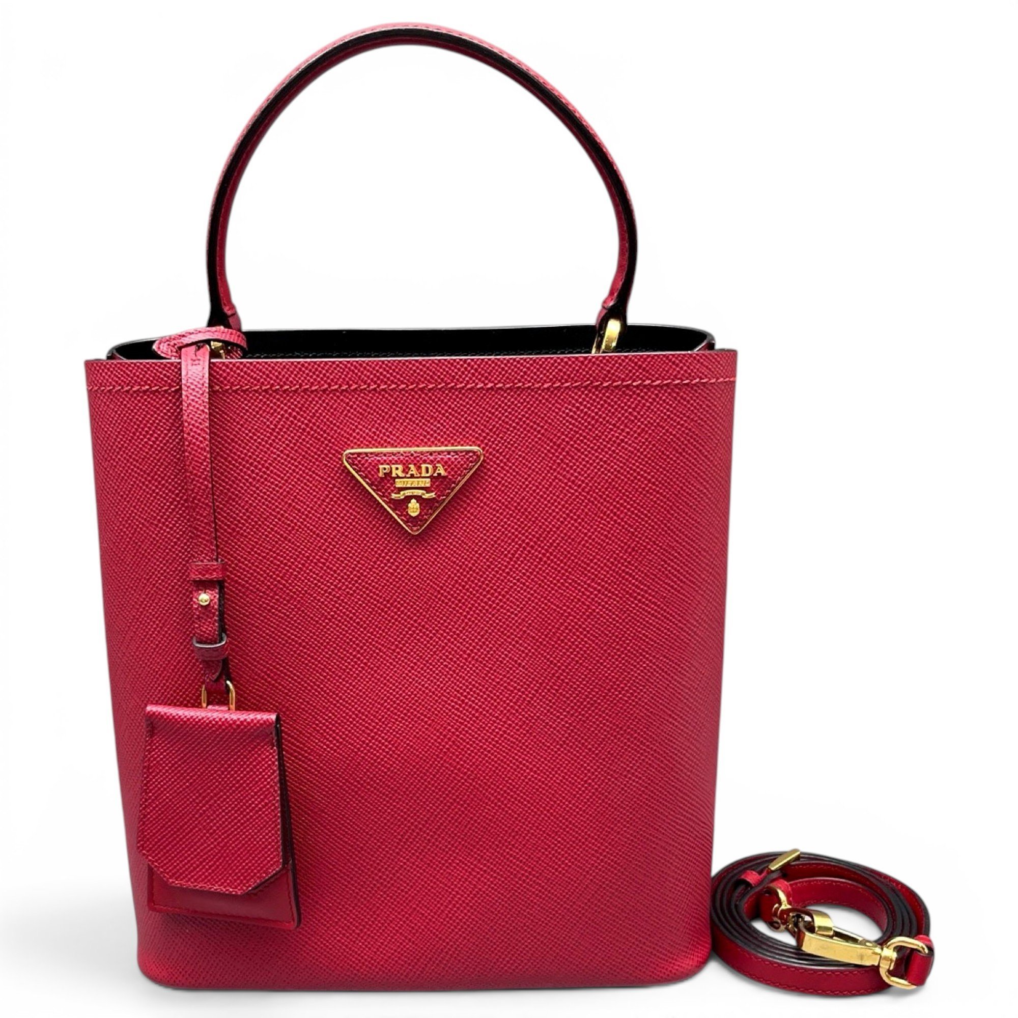 Panier leather handbag
