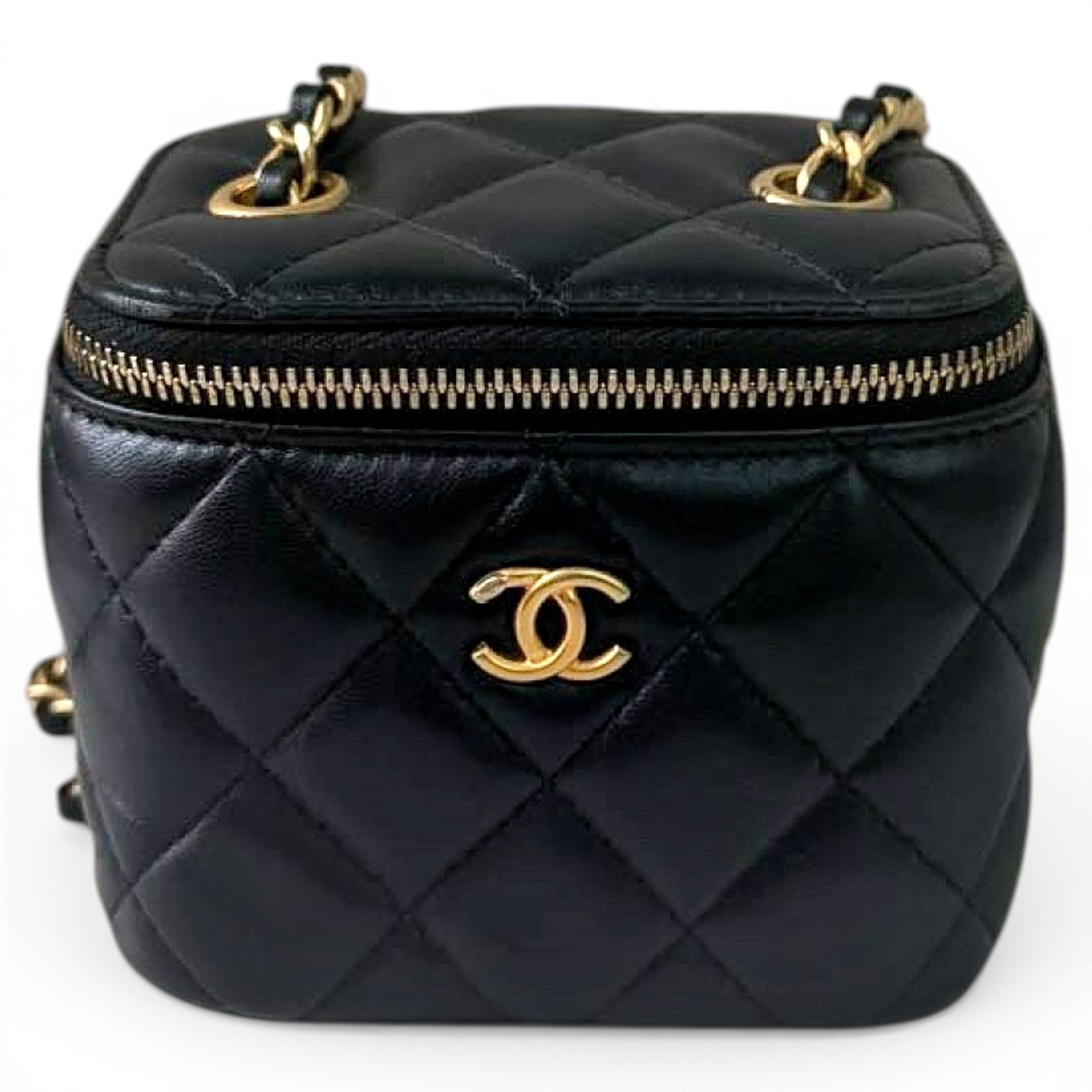 Vanity leather mini bag