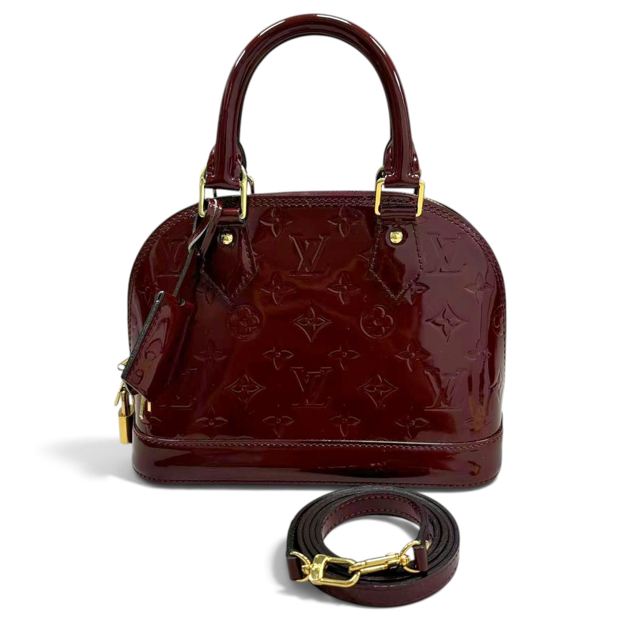 Alma BB patent leather handbag