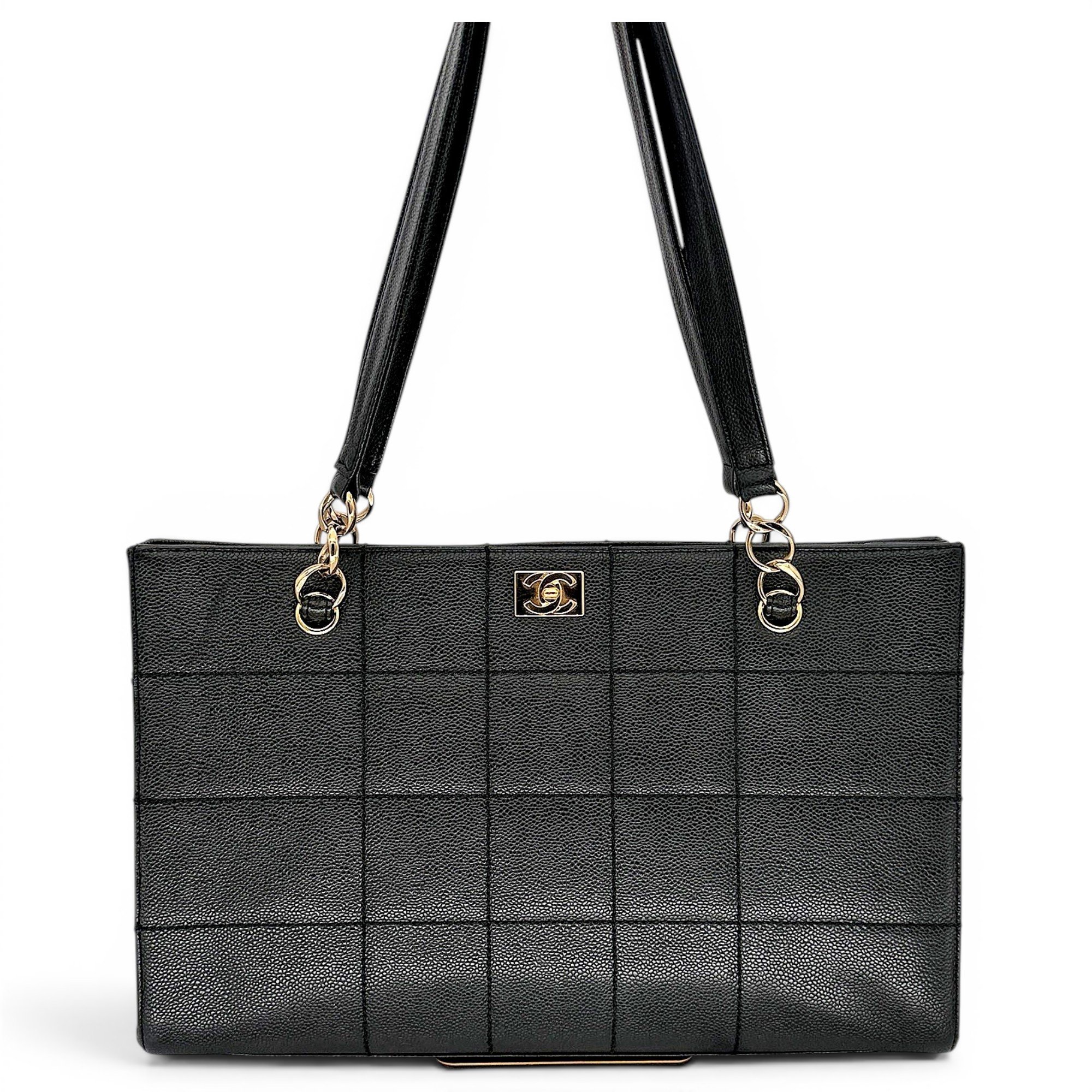 East West Chocolate Bar leather handbag