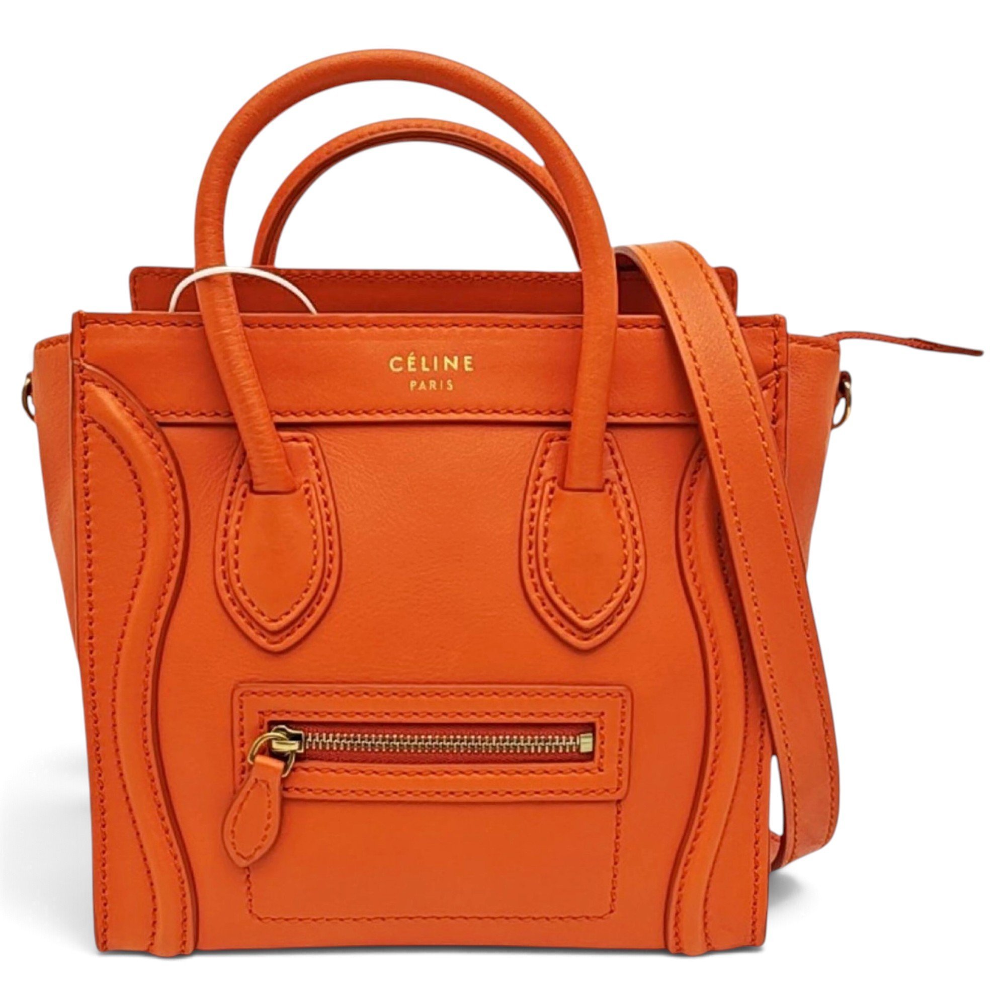 Nano Luggage leather handbag