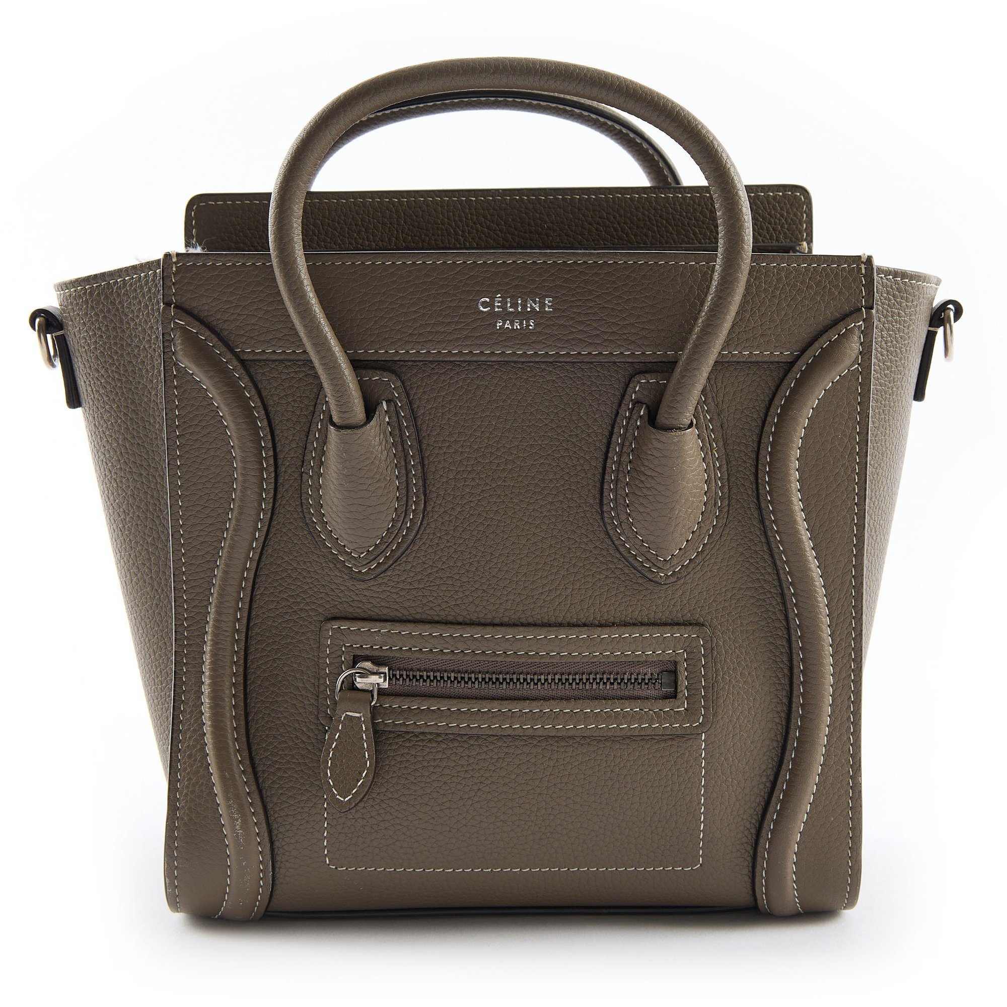 Nano Luggage leather handbag