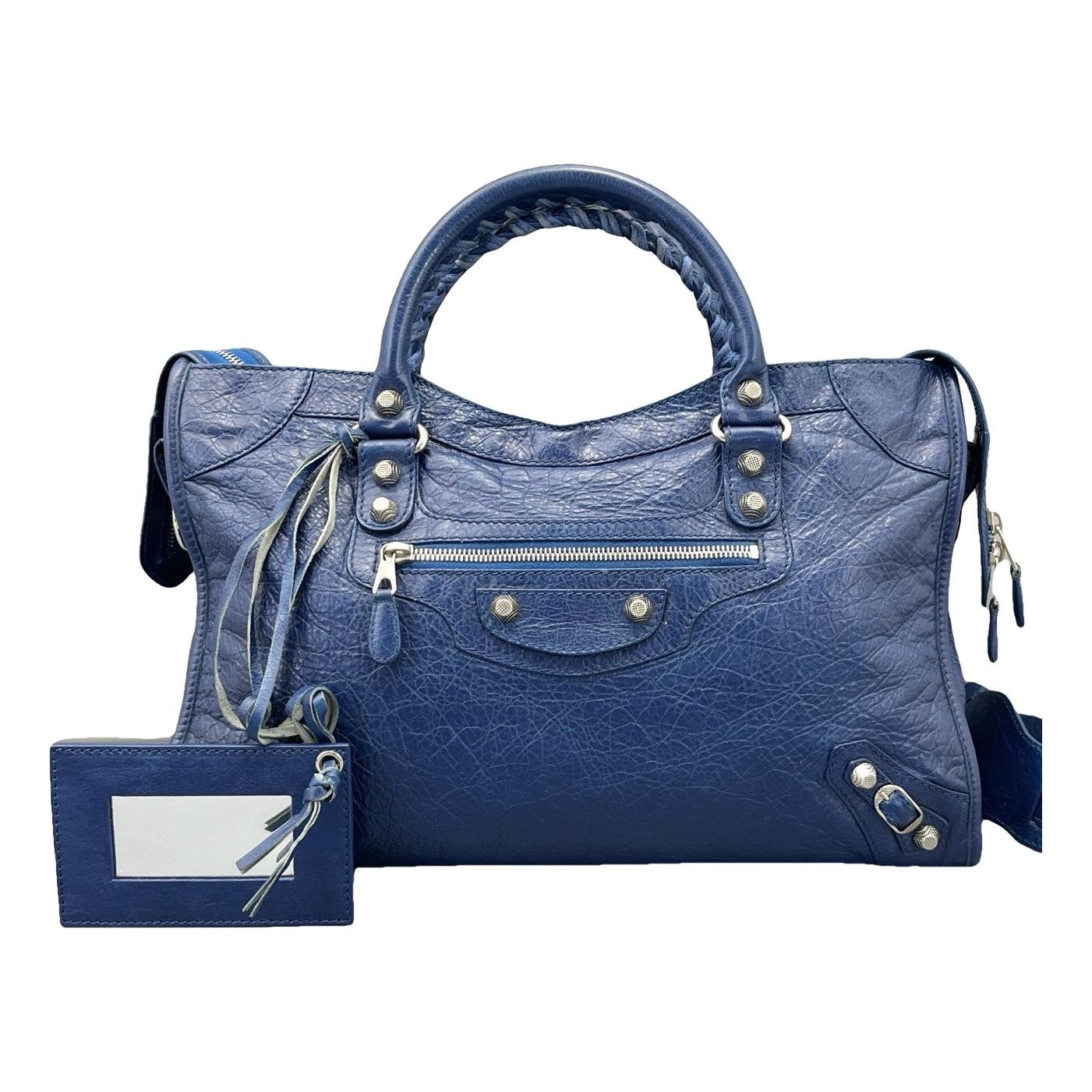 City leather bag