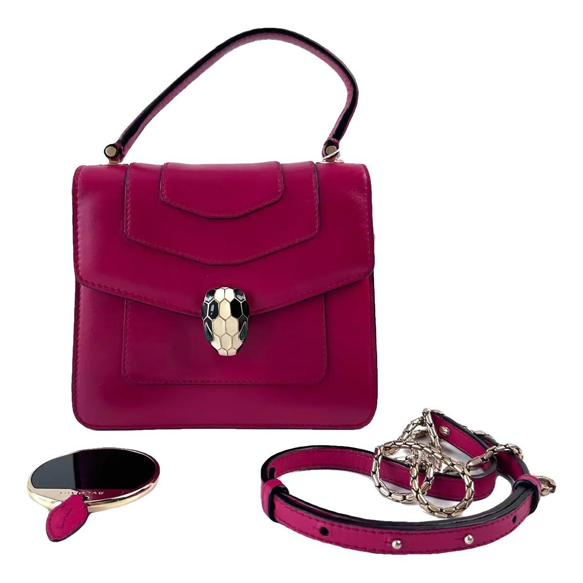 Serpenti leather crossbody bag