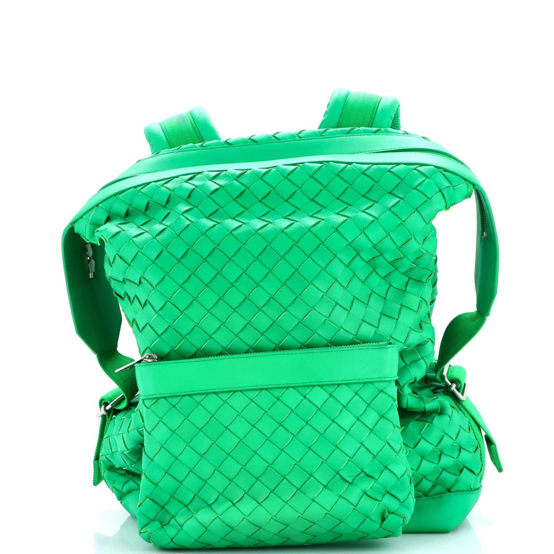 Leather backpack