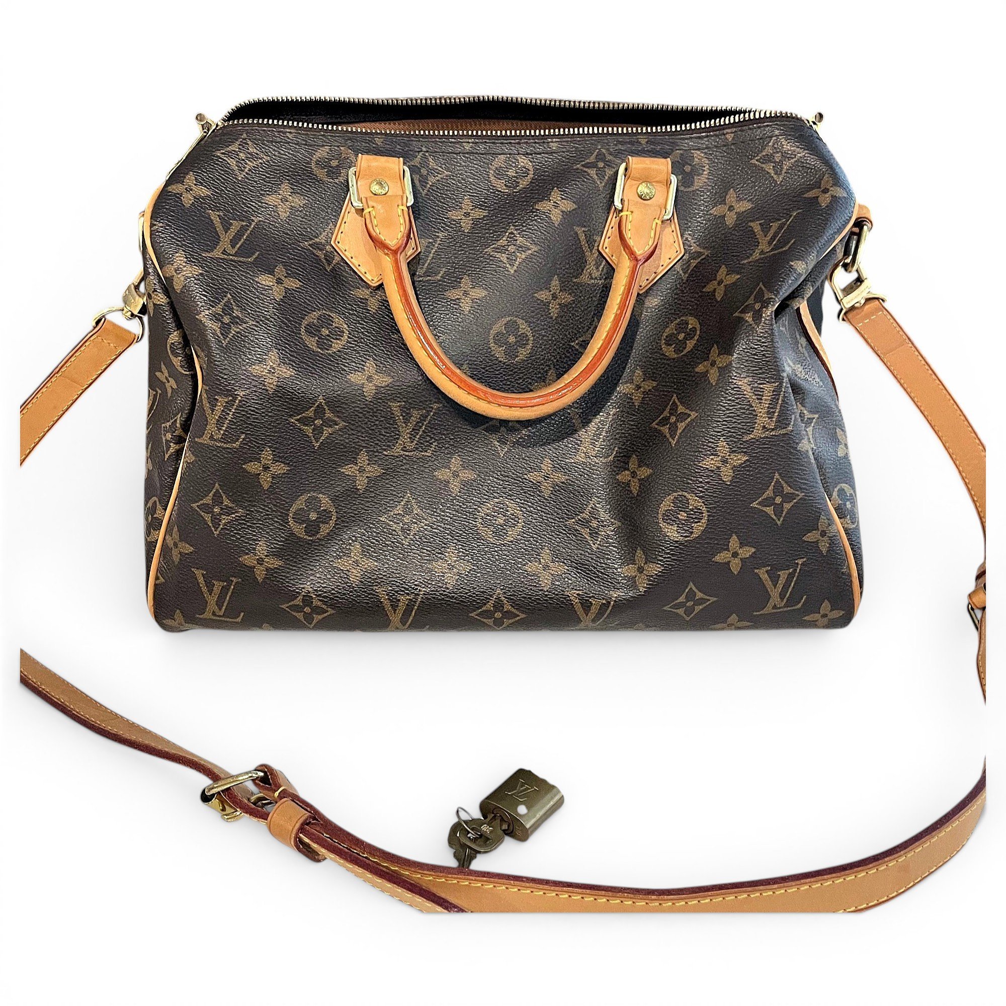 Speedy Bandoulière leather handbag