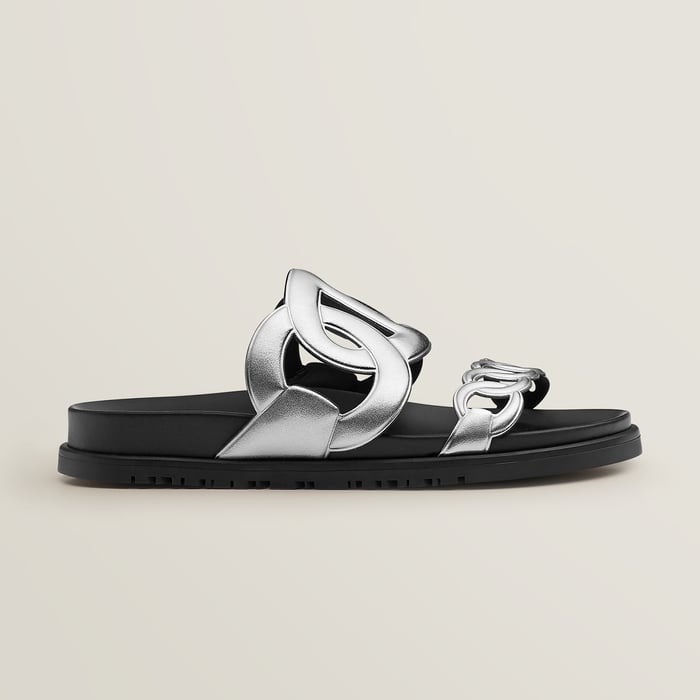 Gris Argenté Extra Sandal